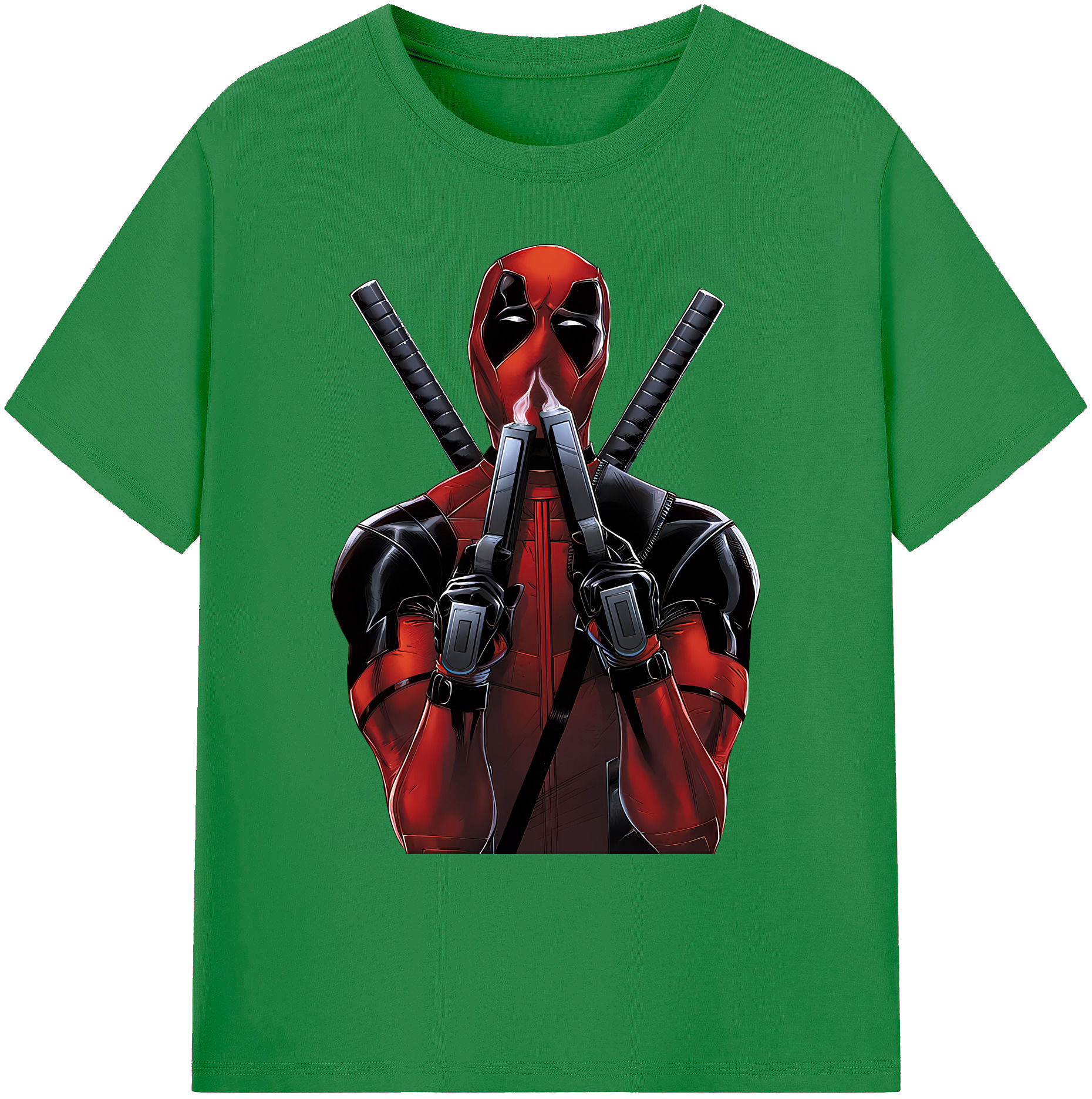 （画像用） Deadpool デッドプール 綿100％ メンズ半袖Tシャツ｜肌触りやわらか＆通気性