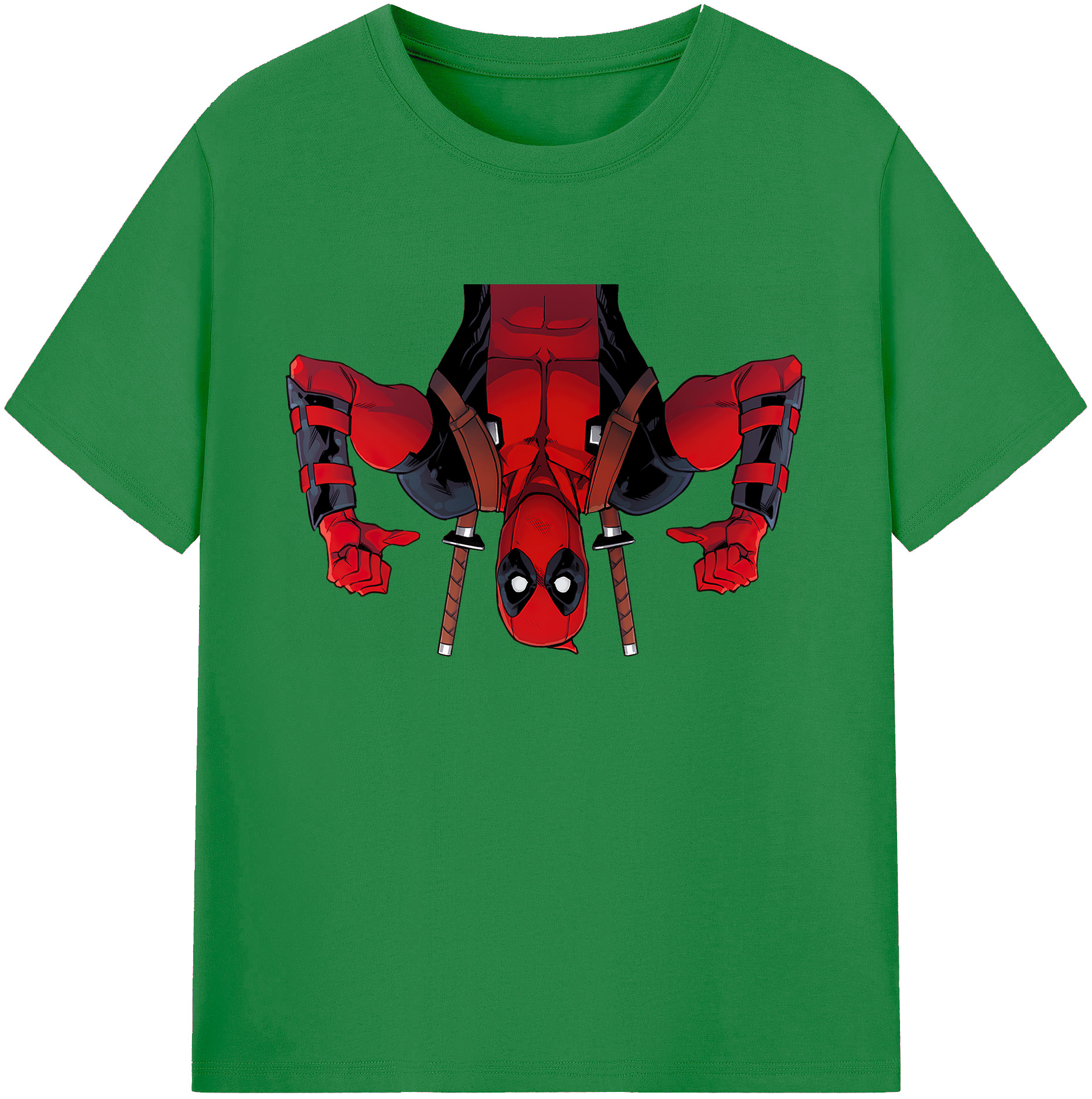 （画像用） Deadpool デッドプール 綿100％ メンズ半袖Tシャツ｜肌触りやわらか＆通気性