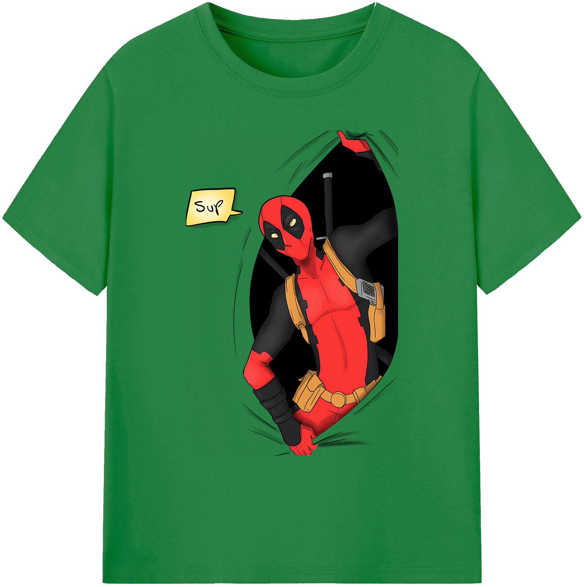 （画像用） Deadpool デッドプール 綿100％ メンズ半袖Tシャツ｜肌触りやわらか＆通気性