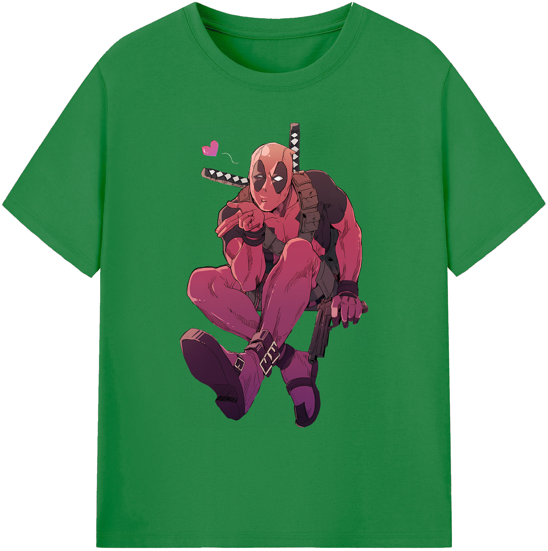 （画像用） Deadpool デッドプール 綿100％ メンズ半袖Tシャツ｜肌触りやわらか＆通気性