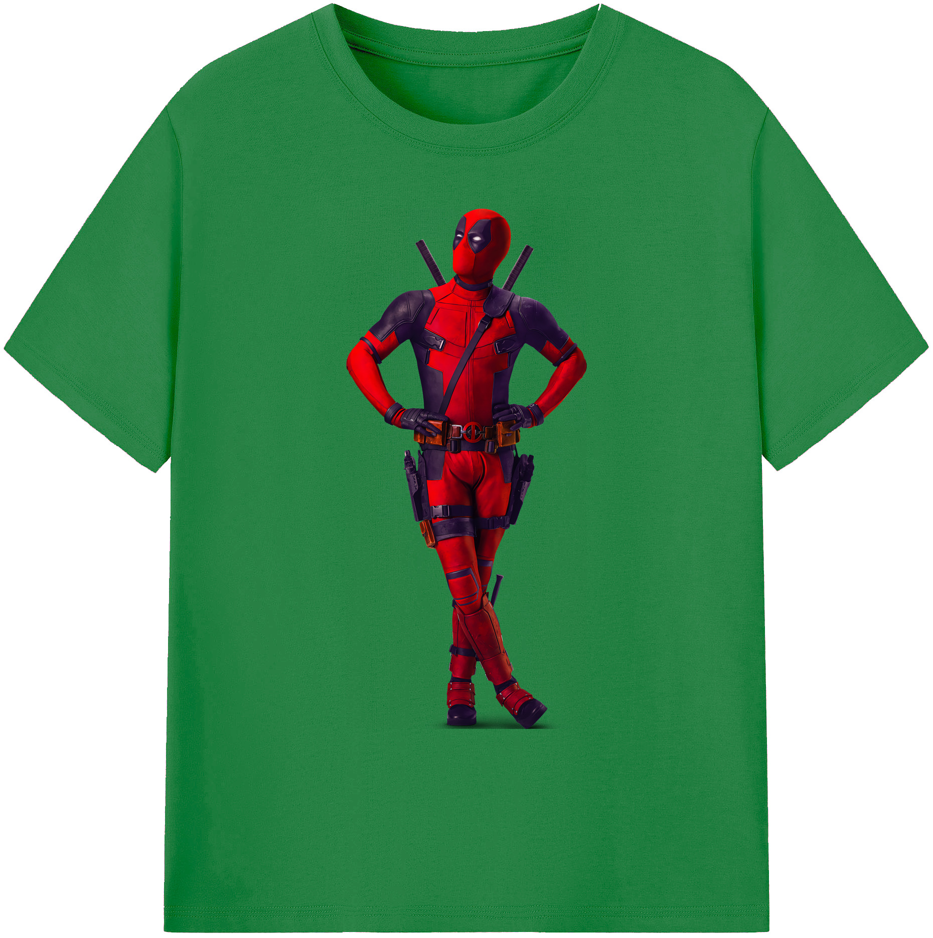 （画像用） Deadpool デッドプール 綿100％ メンズ半袖Tシャツ｜肌触りやわらか＆通気性