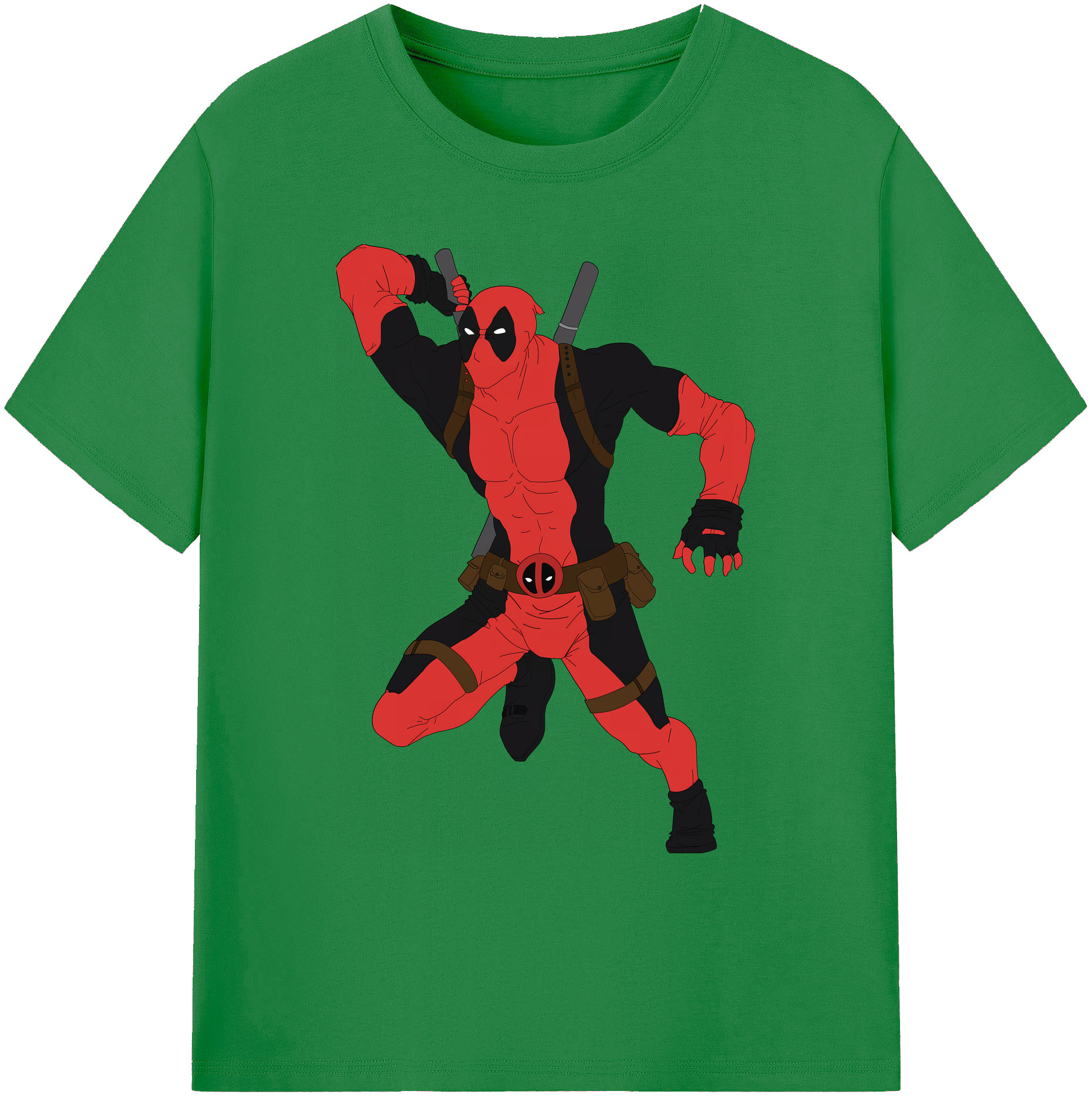 （画像用） Deadpool デッドプール 綿100％ メンズ半袖Tシャツ｜肌触りやわらか＆通気性