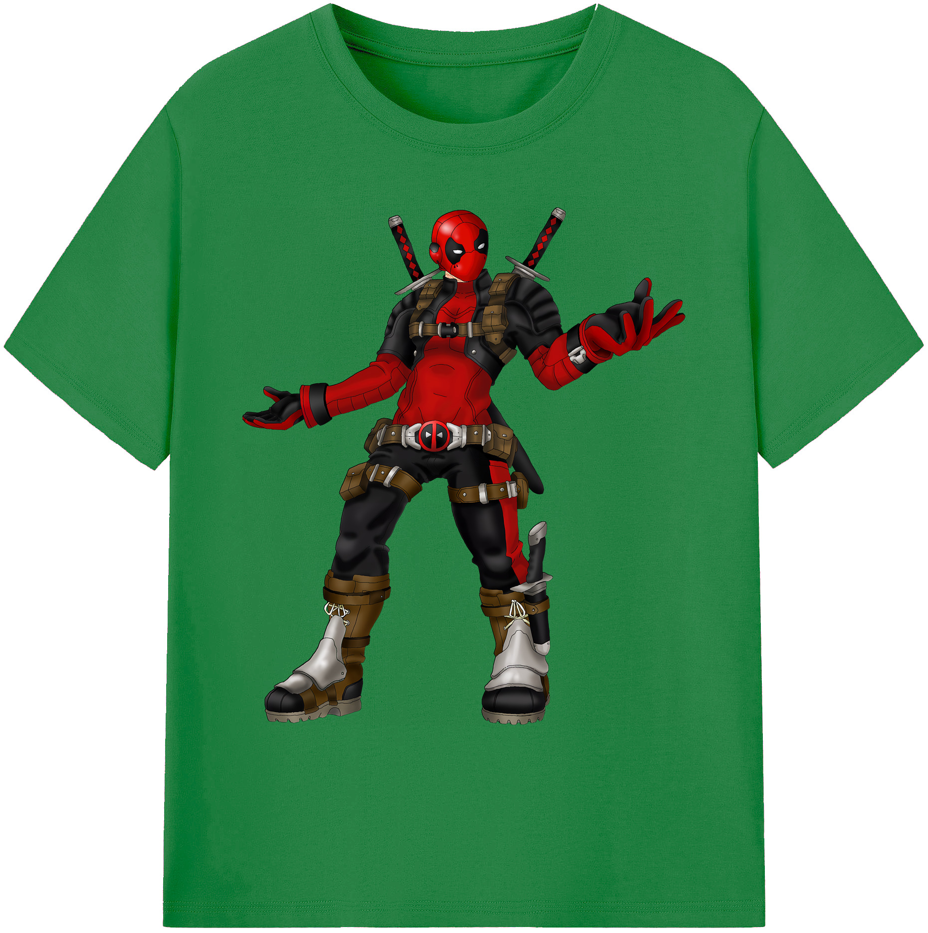 （画像用） Deadpool デッドプール 綿100％ メンズ半袖Tシャツ｜肌触りやわらか＆通気性