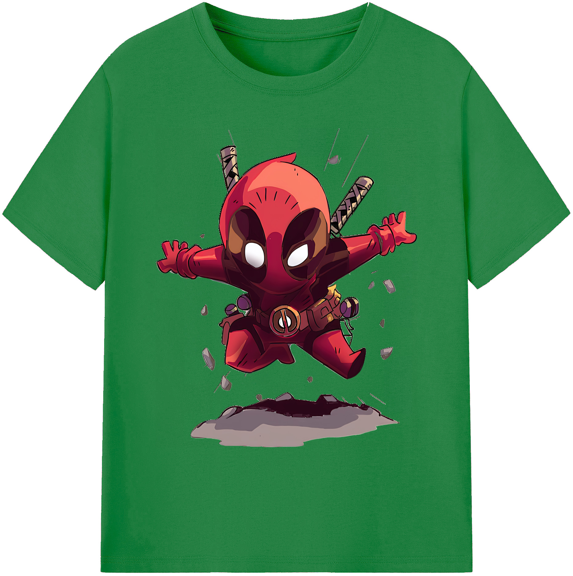 （画像用） Deadpool デッドプール 綿100％ メンズ半袖Tシャツ｜肌触りやわらか＆通気性