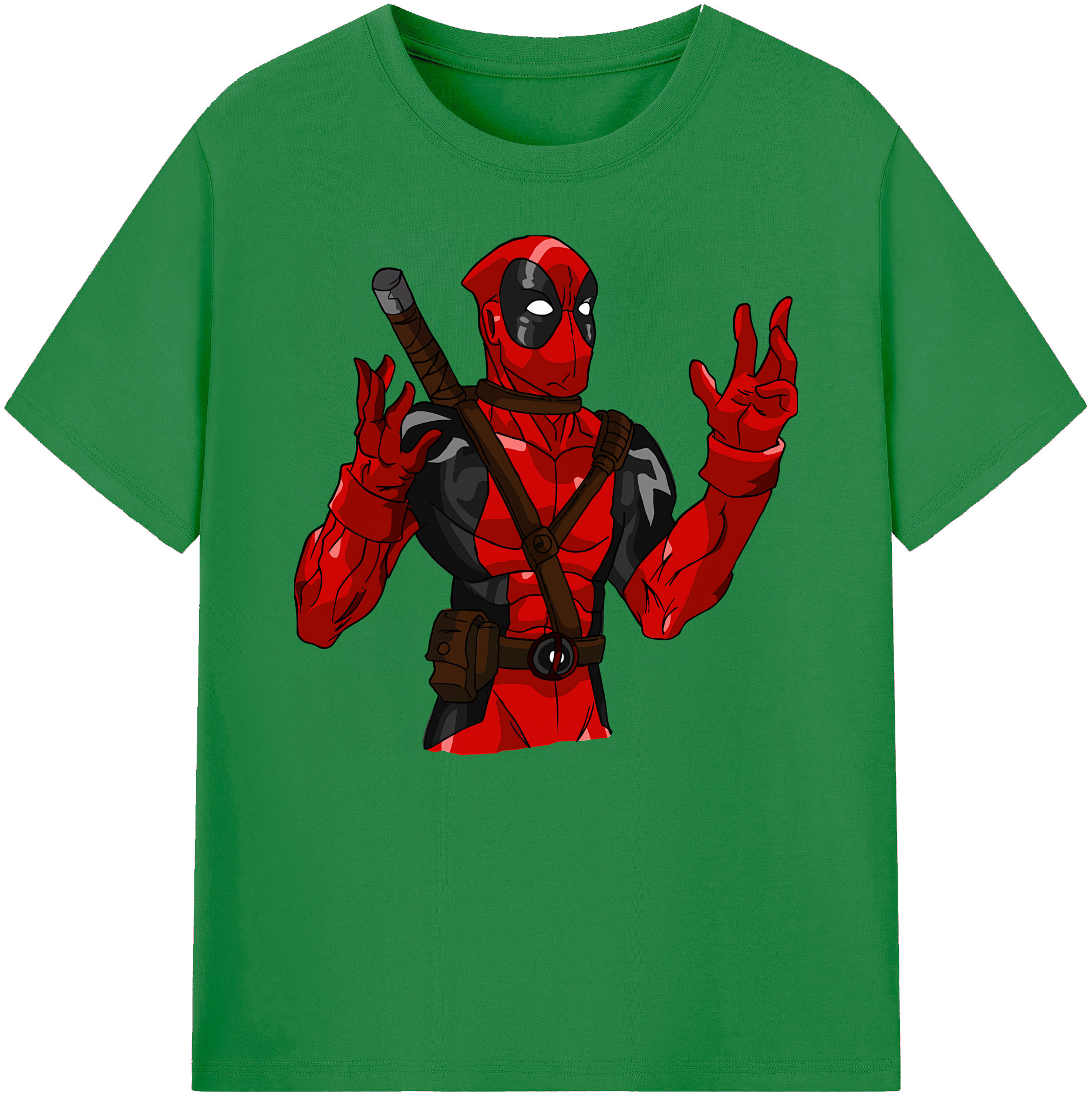 （画像用） Deadpool デッドプール 綿100％ メンズ半袖Tシャツ｜肌触りやわらか＆通気性
