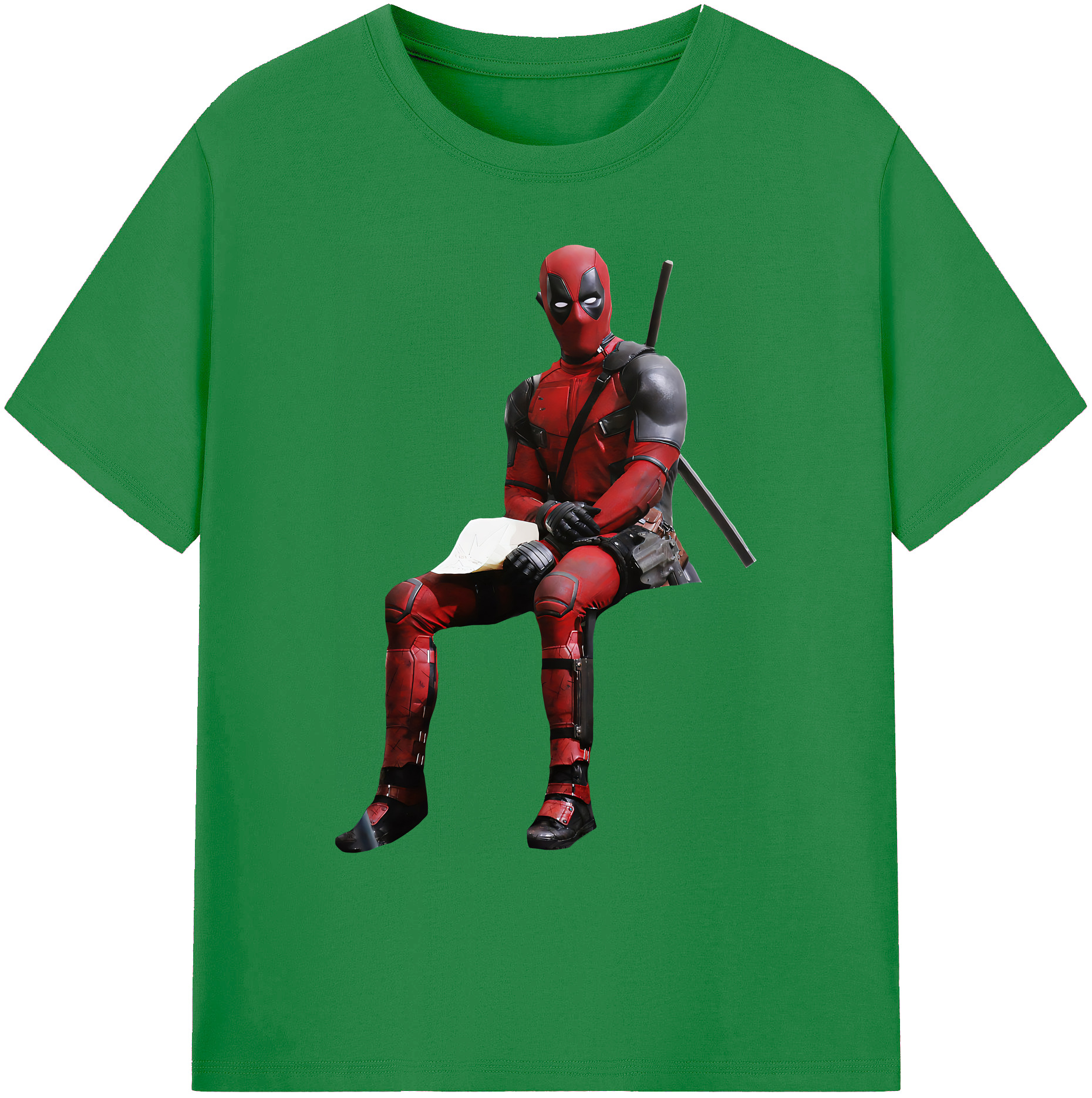 （画像用） Deadpool デッドプール 綿100％ メンズ半袖Tシャツ｜肌触りやわらか＆通気性