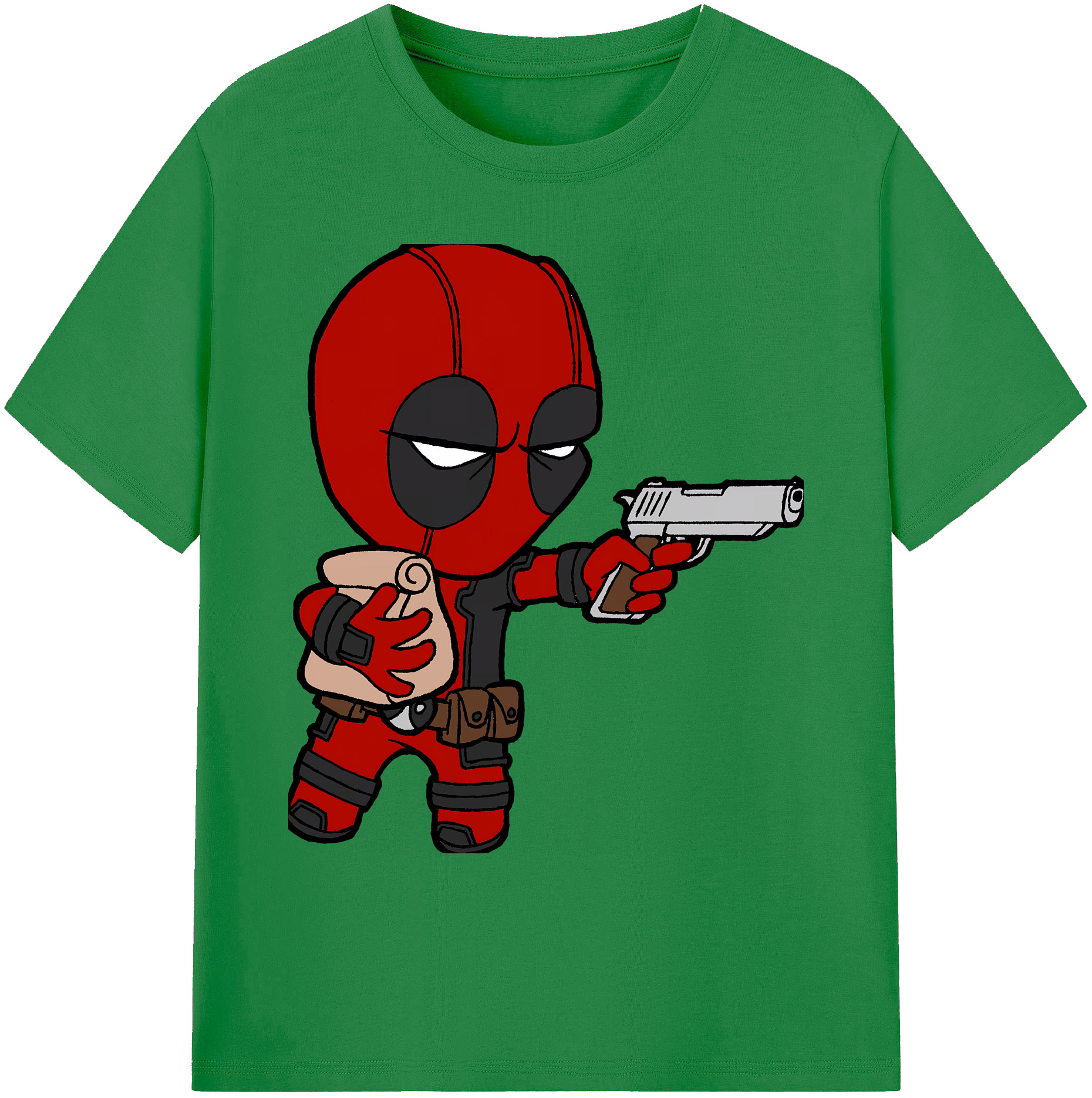 （画像用） Deadpool デッドプール 綿100％ メンズ半袖Tシャツ｜肌触りやわらか＆通気性