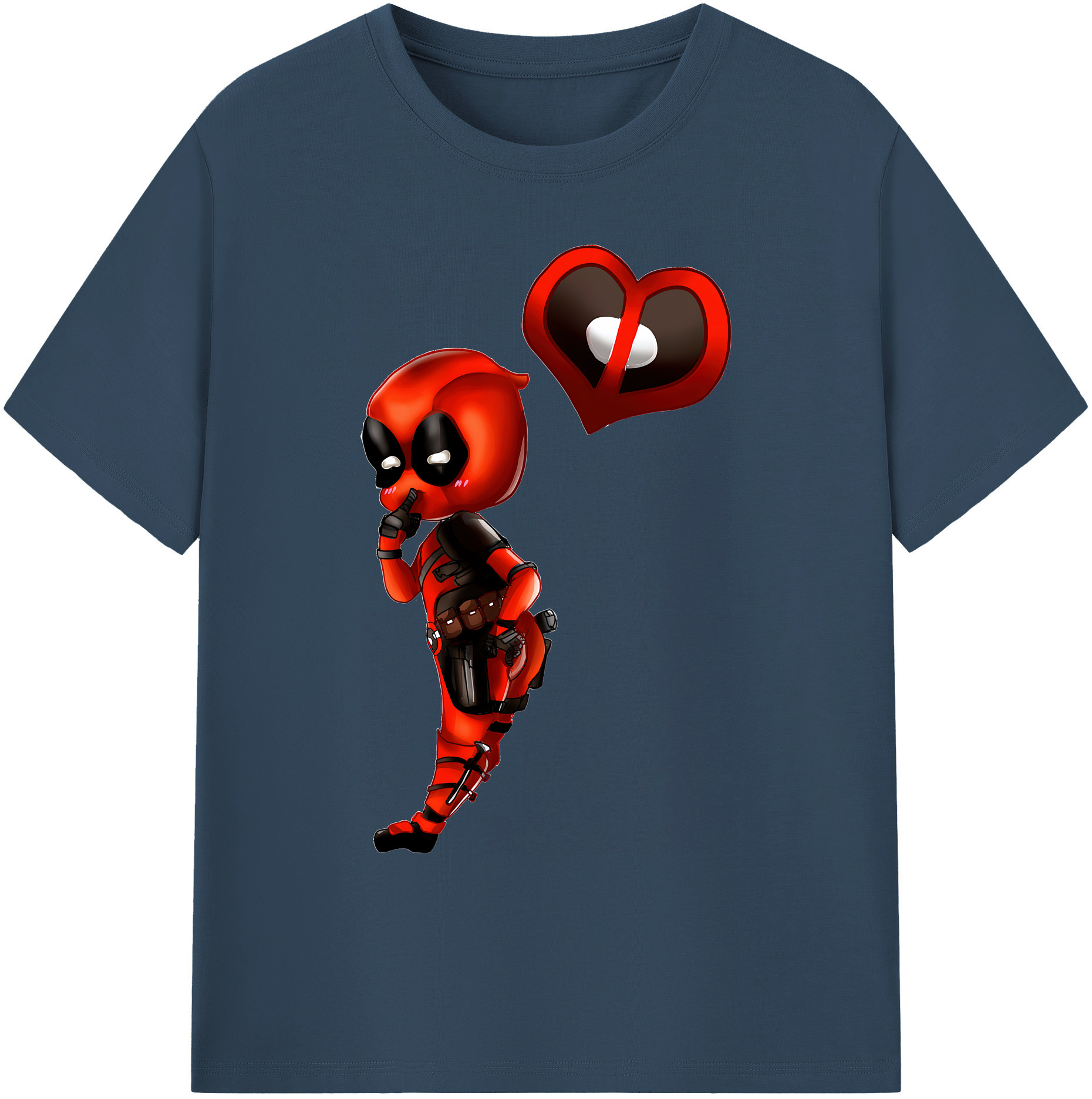 （画像用） Deadpool デッドプール 綿100％ メンズ半袖Tシャツ｜肌触りやわらか＆通気性