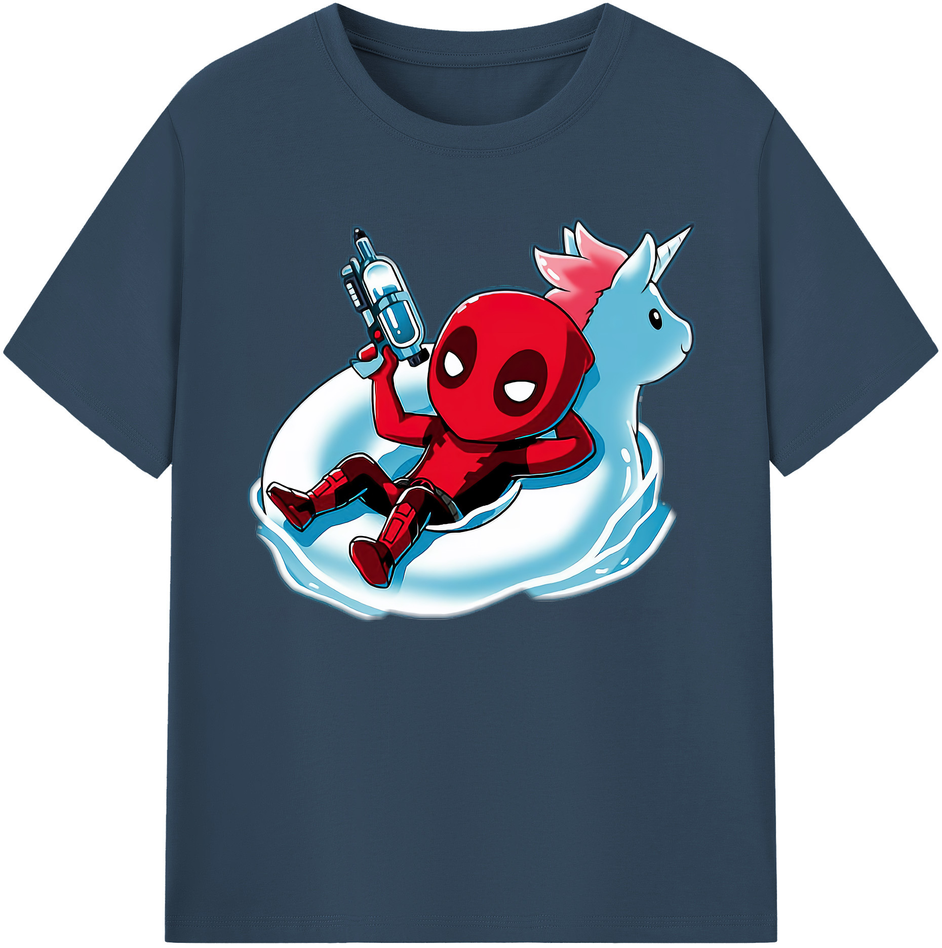 （画像用） Deadpool デッドプール 綿100％ メンズ半袖Tシャツ｜肌触りやわらか＆通気性