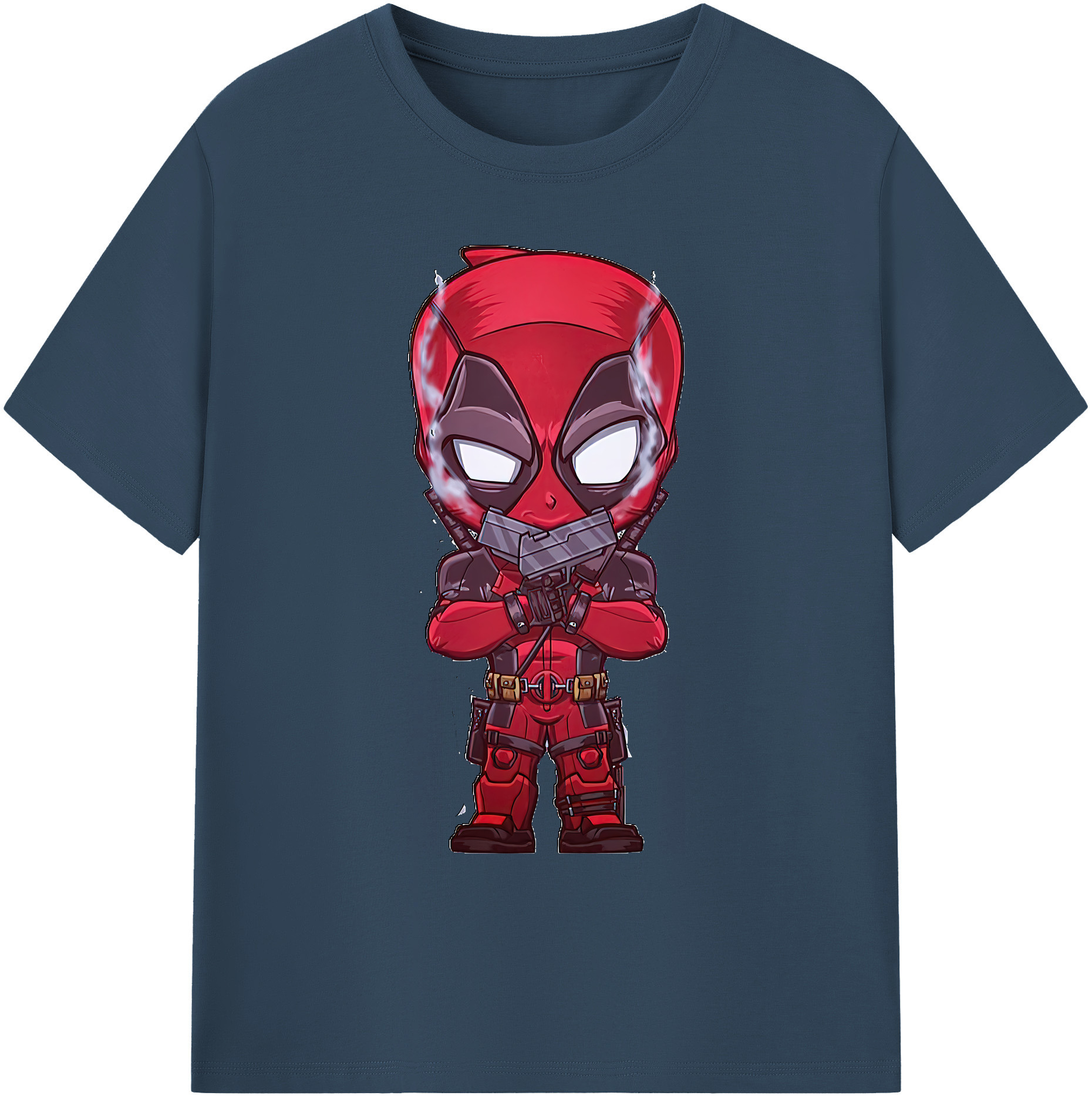 （画像用） Deadpool デッドプール 綿100％ メンズ半袖Tシャツ｜肌触りやわらか＆通気性
