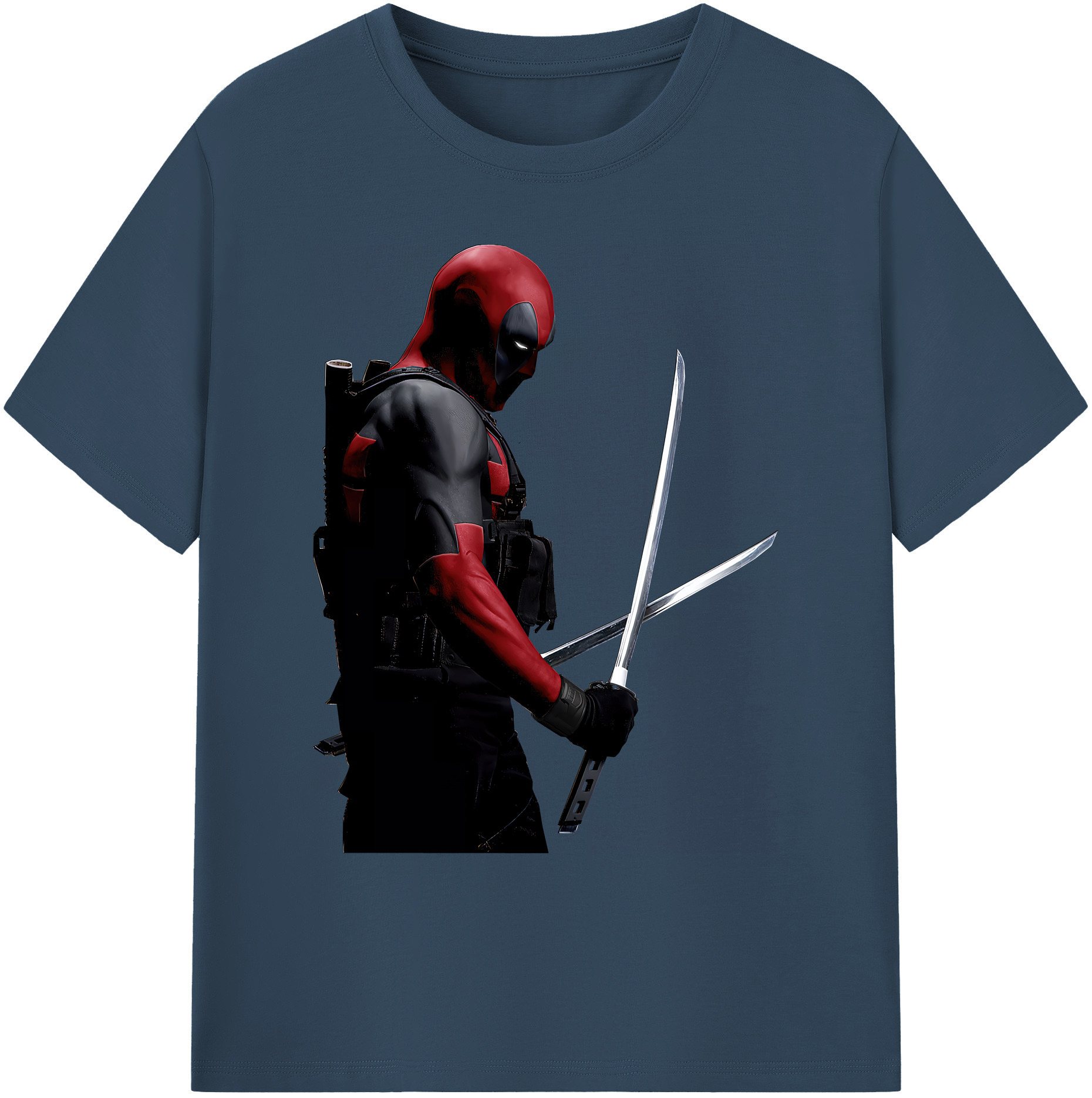 （画像用） Deadpool デッドプール 綿100％ メンズ半袖Tシャツ｜肌触りやわらか＆通気性