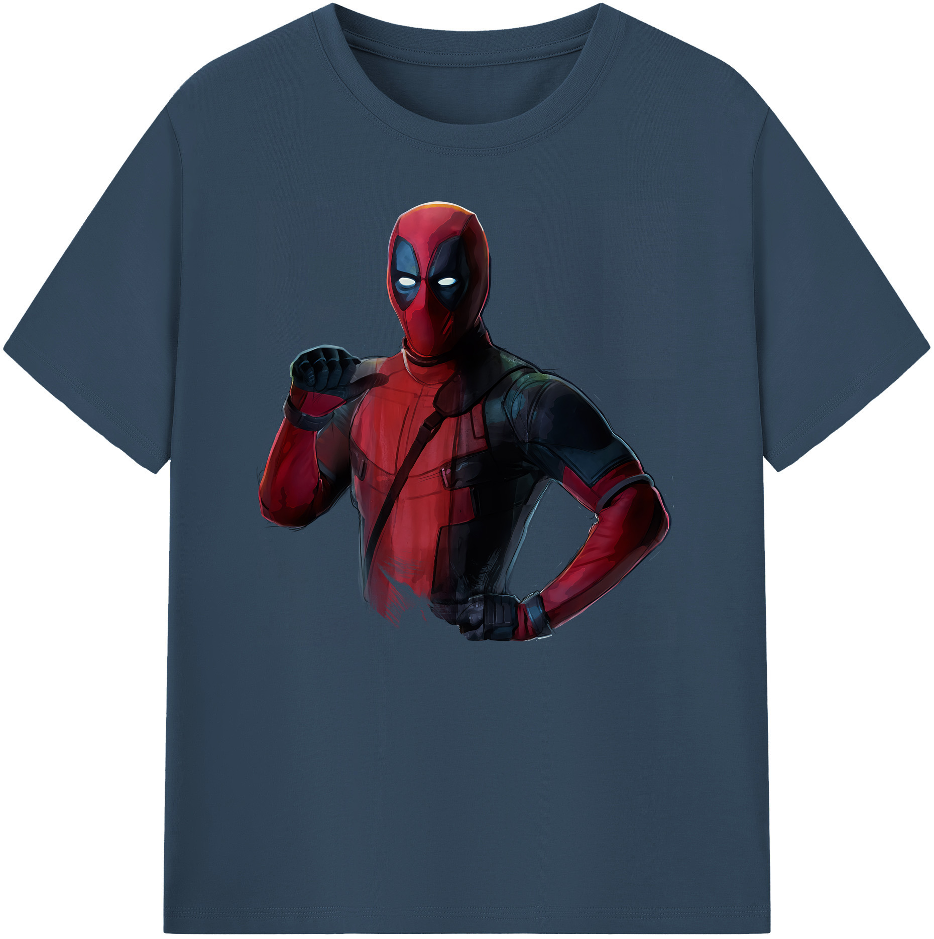 （画像用） Deadpool デッドプール 綿100％ メンズ半袖Tシャツ｜肌触りやわらか＆通気性