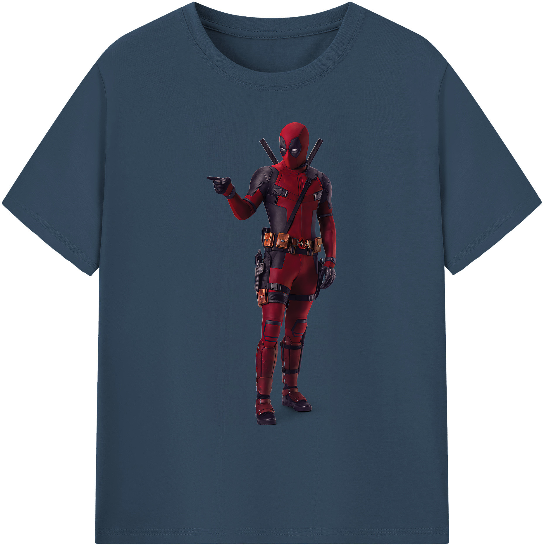 （画像用） Deadpool デッドプール 綿100％ メンズ半袖Tシャツ｜肌触りやわらか＆通気性