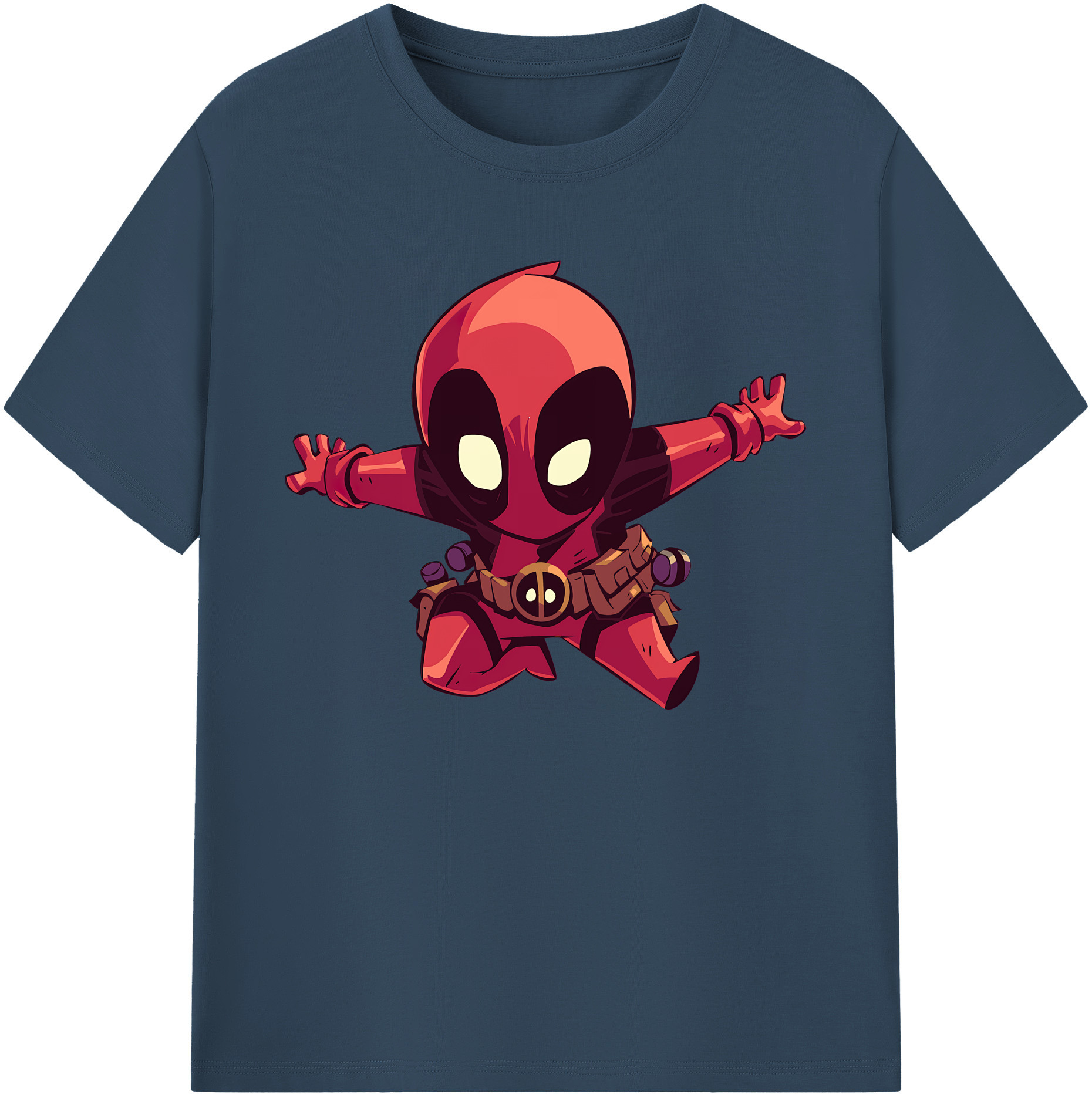 （画像用） Deadpool デッドプール 綿100％ メンズ半袖Tシャツ｜肌触りやわらか＆通気性