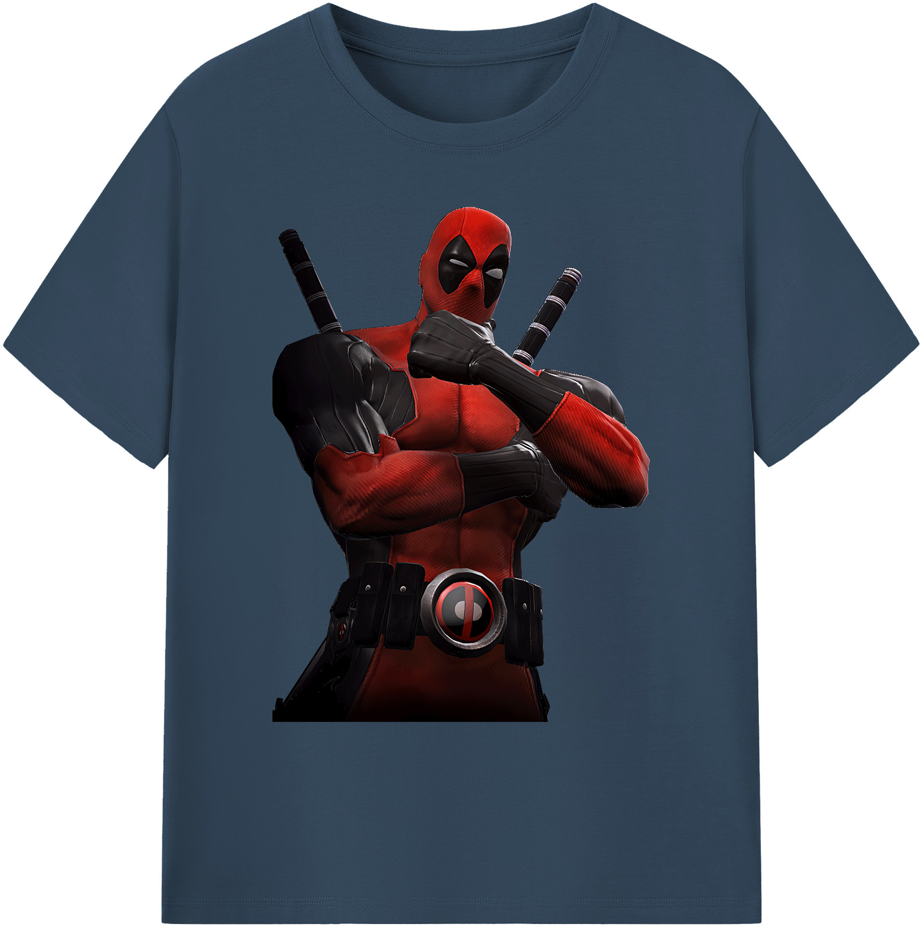 （画像用） Deadpool デッドプール 綿100％ メンズ半袖Tシャツ｜肌触りやわらか＆通気性