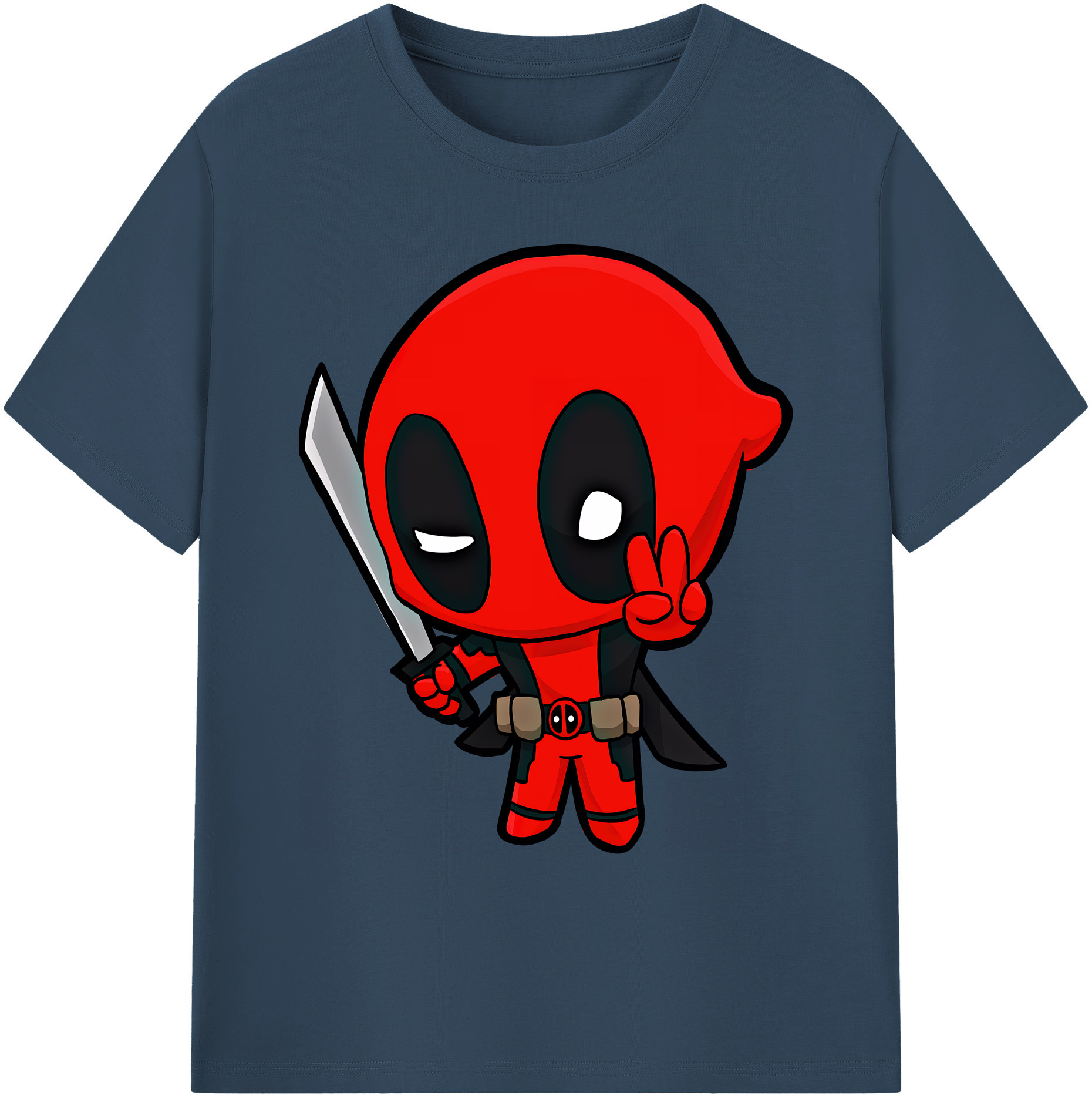 （画像用） Deadpool デッドプール 綿100％ メンズ半袖Tシャツ｜肌触りやわらか＆通気性