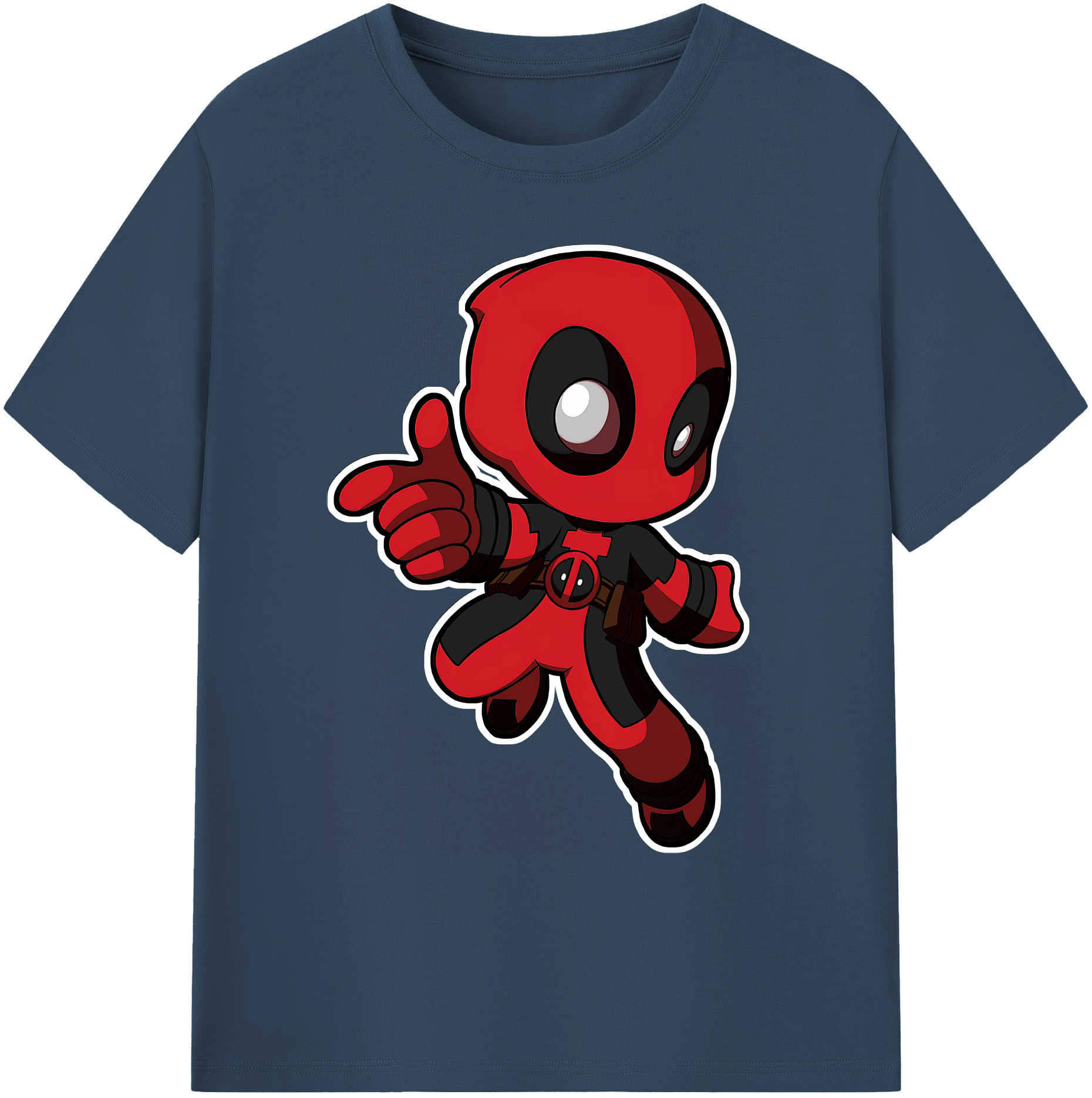（画像用） Deadpool デッドプール 綿100％ メンズ半袖Tシャツ｜肌触りやわらか＆通気性