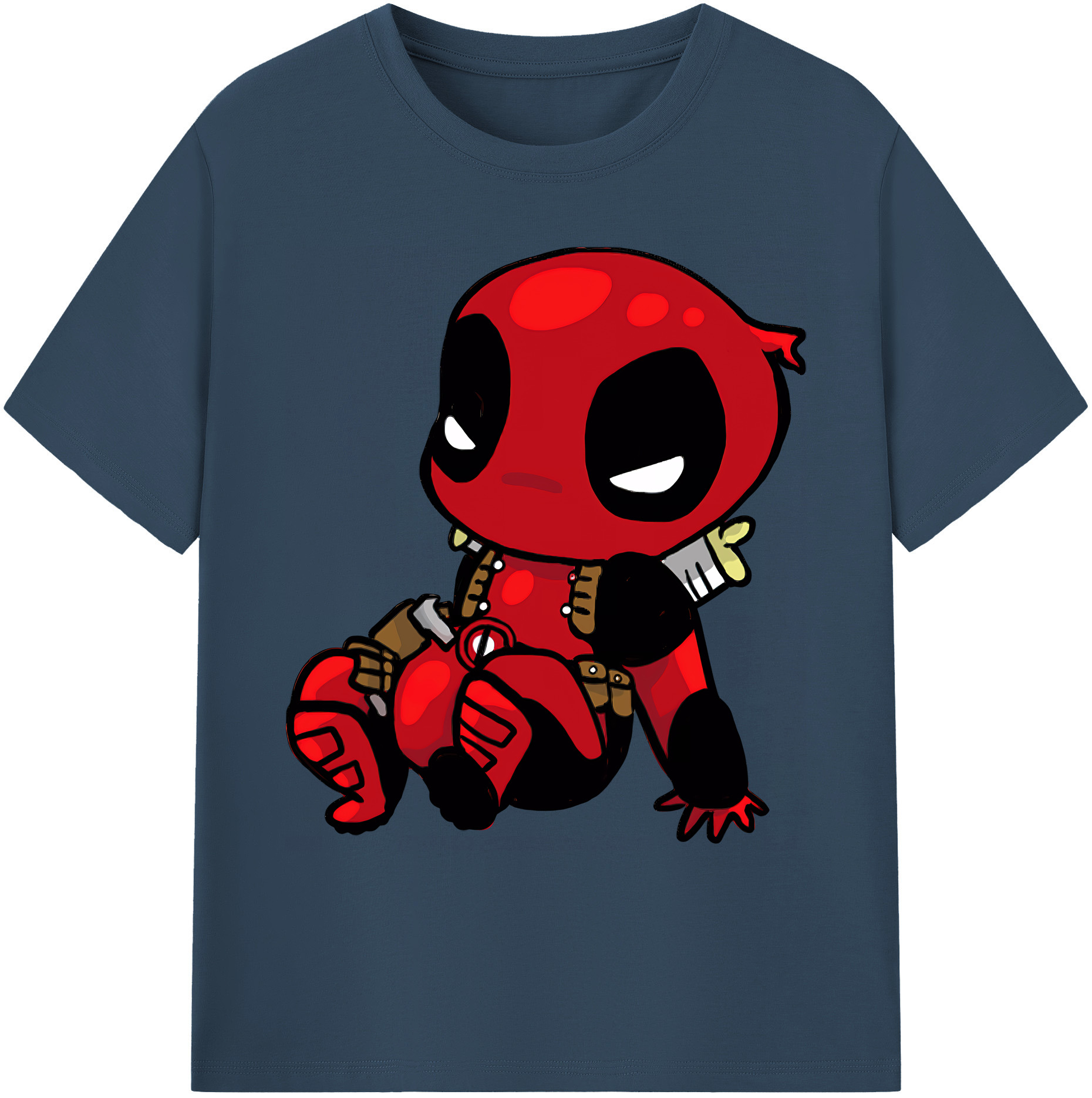 （画像用） Deadpool デッドプール 綿100％ メンズ半袖Tシャツ｜肌触りやわらか＆通気性