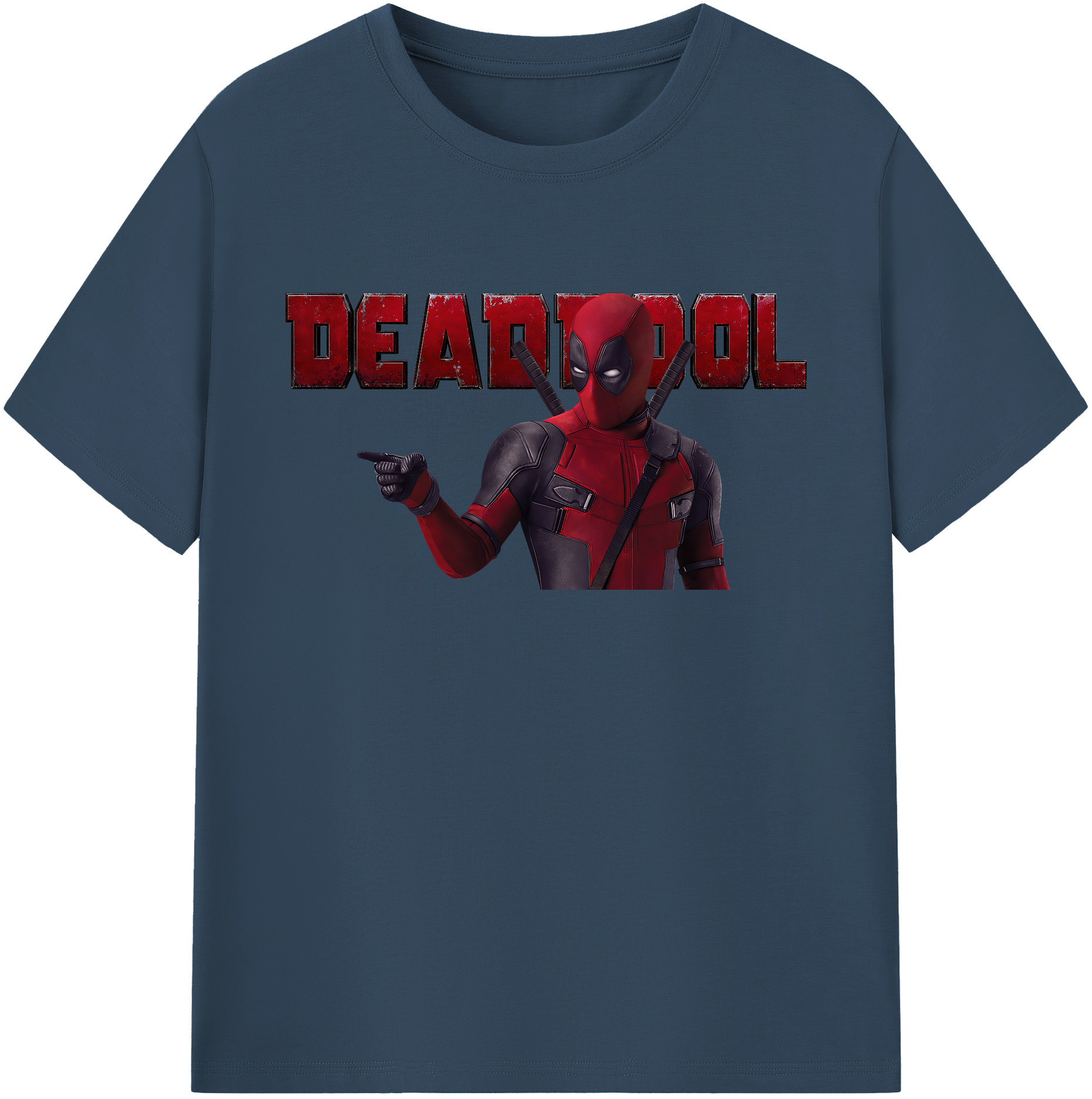 （画像用） Deadpool デッドプール 綿100％ メンズ半袖Tシャツ｜肌触りやわらか＆通気性