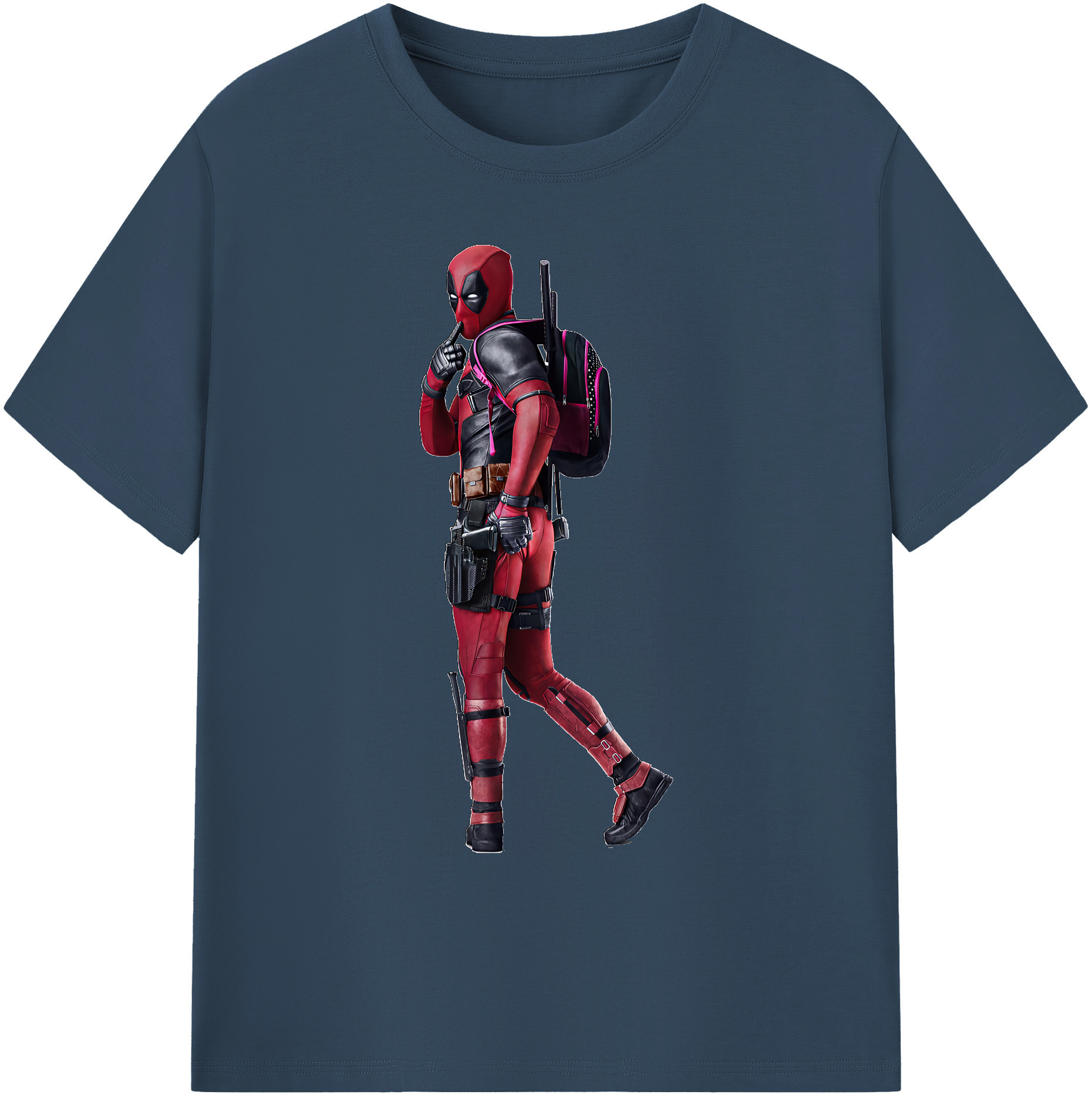 （画像用） Deadpool デッドプール 綿100％ メンズ半袖Tシャツ｜肌触りやわらか＆通気性