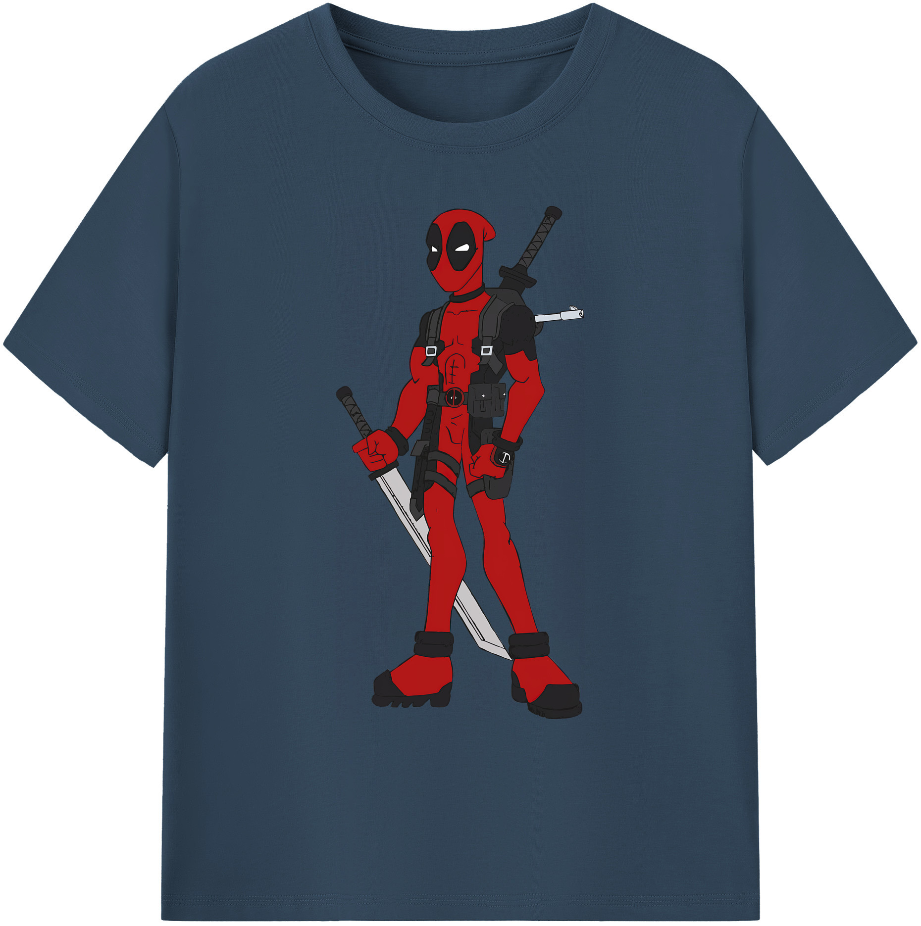 （画像用） Deadpool デッドプール 綿100％ メンズ半袖Tシャツ｜肌触りやわらか＆通気性