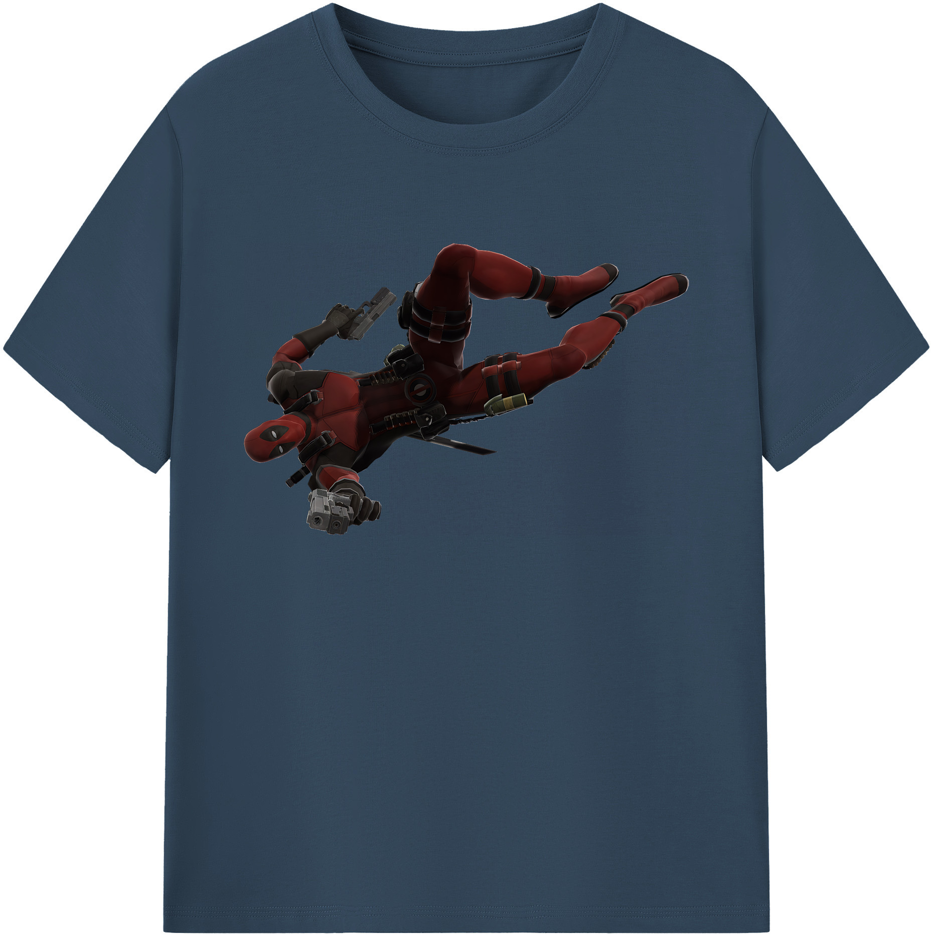 （画像用） Deadpool デッドプール 綿100％ メンズ半袖Tシャツ｜肌触りやわらか＆通気性