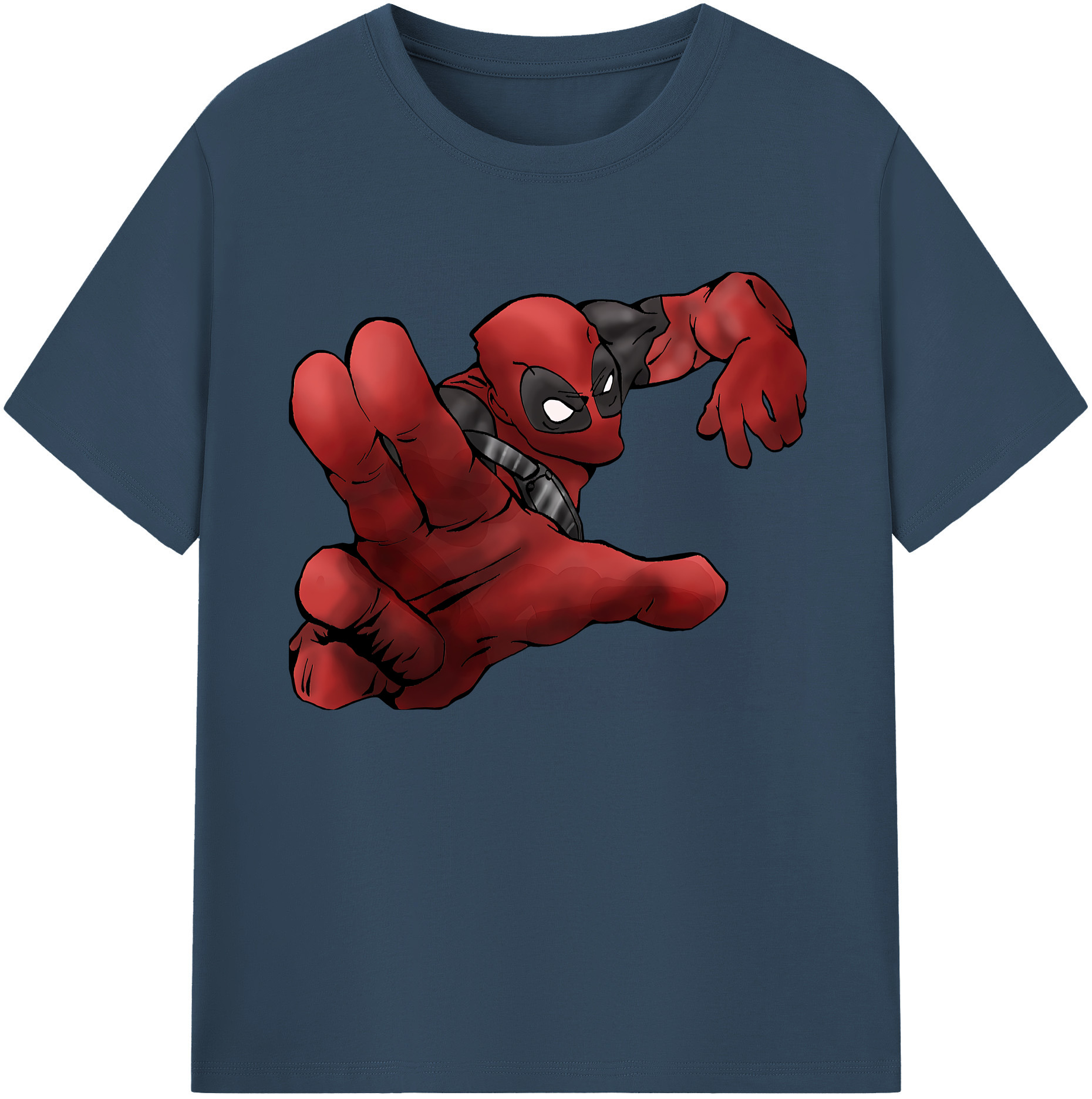（画像用） Deadpool デッドプール 綿100％ メンズ半袖Tシャツ｜肌触りやわらか＆通気性