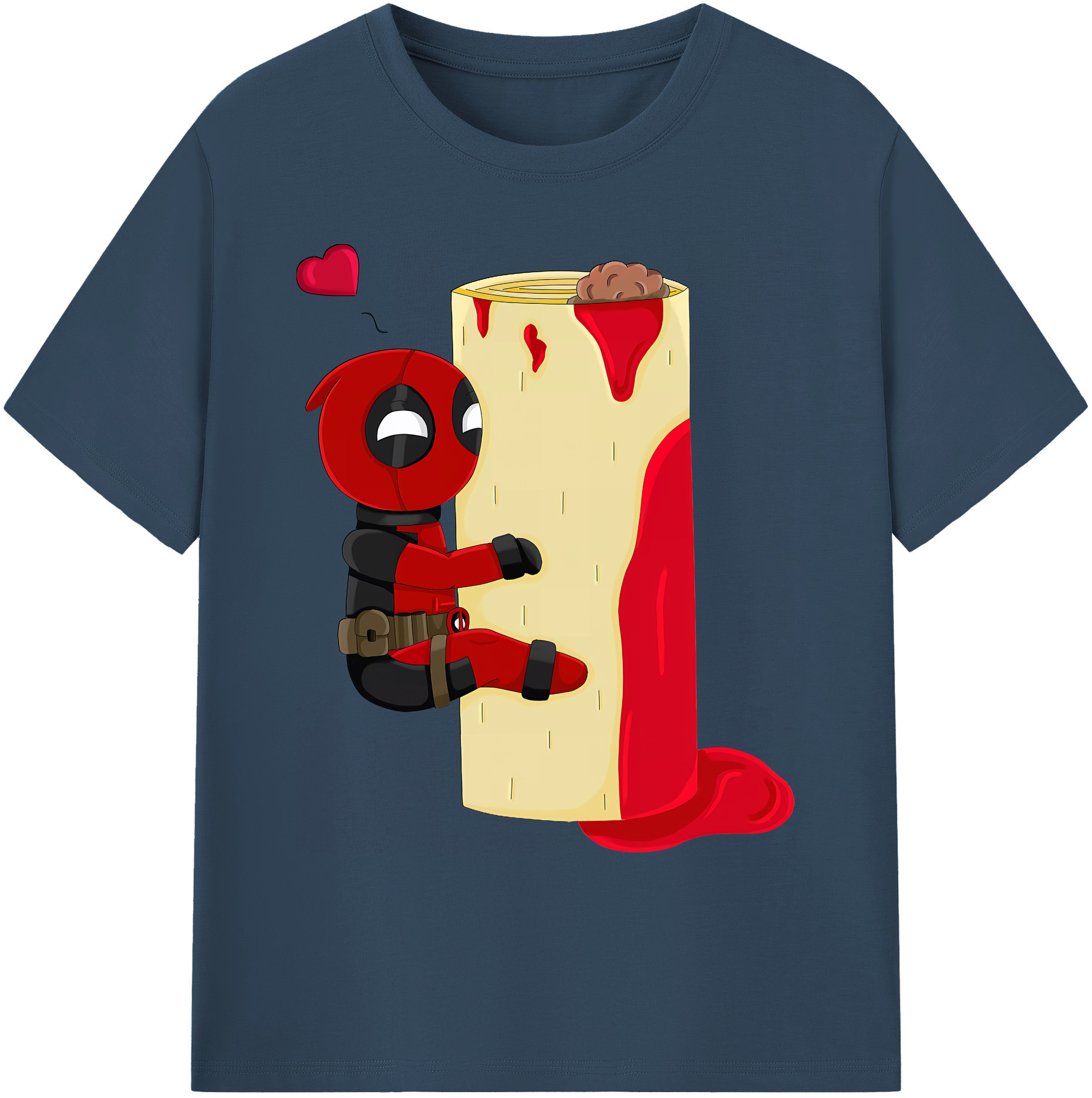 （画像用） Deadpool デッドプール 綿100％ メンズ半袖Tシャツ｜肌触りやわらか＆通気性