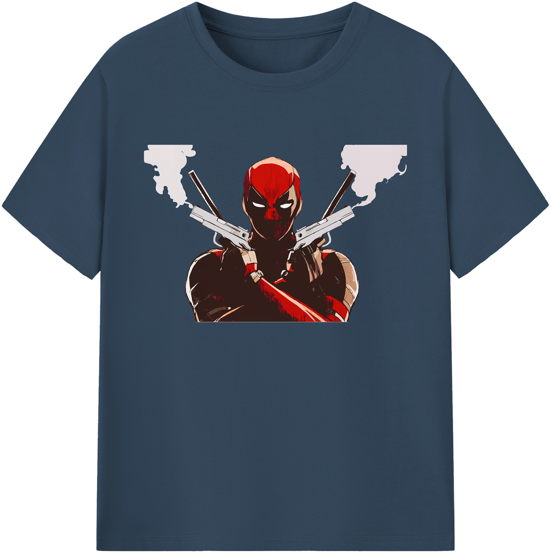 （画像用） Deadpool デッドプール 綿100％ メンズ半袖Tシャツ｜肌触りやわらか＆通気性