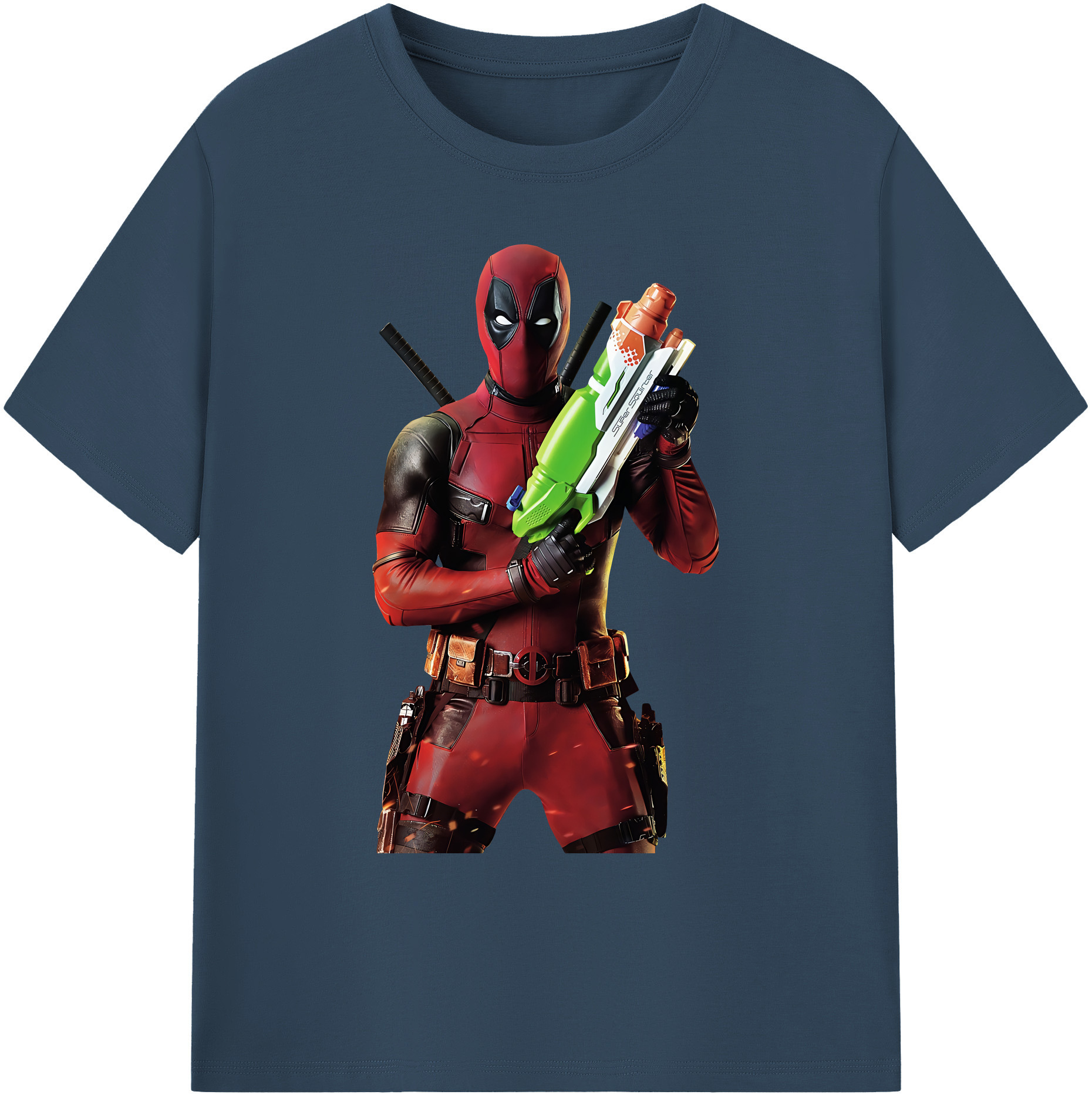 （画像用） Deadpool デッドプール 綿100％ メンズ半袖Tシャツ｜肌触りやわらか＆通気性