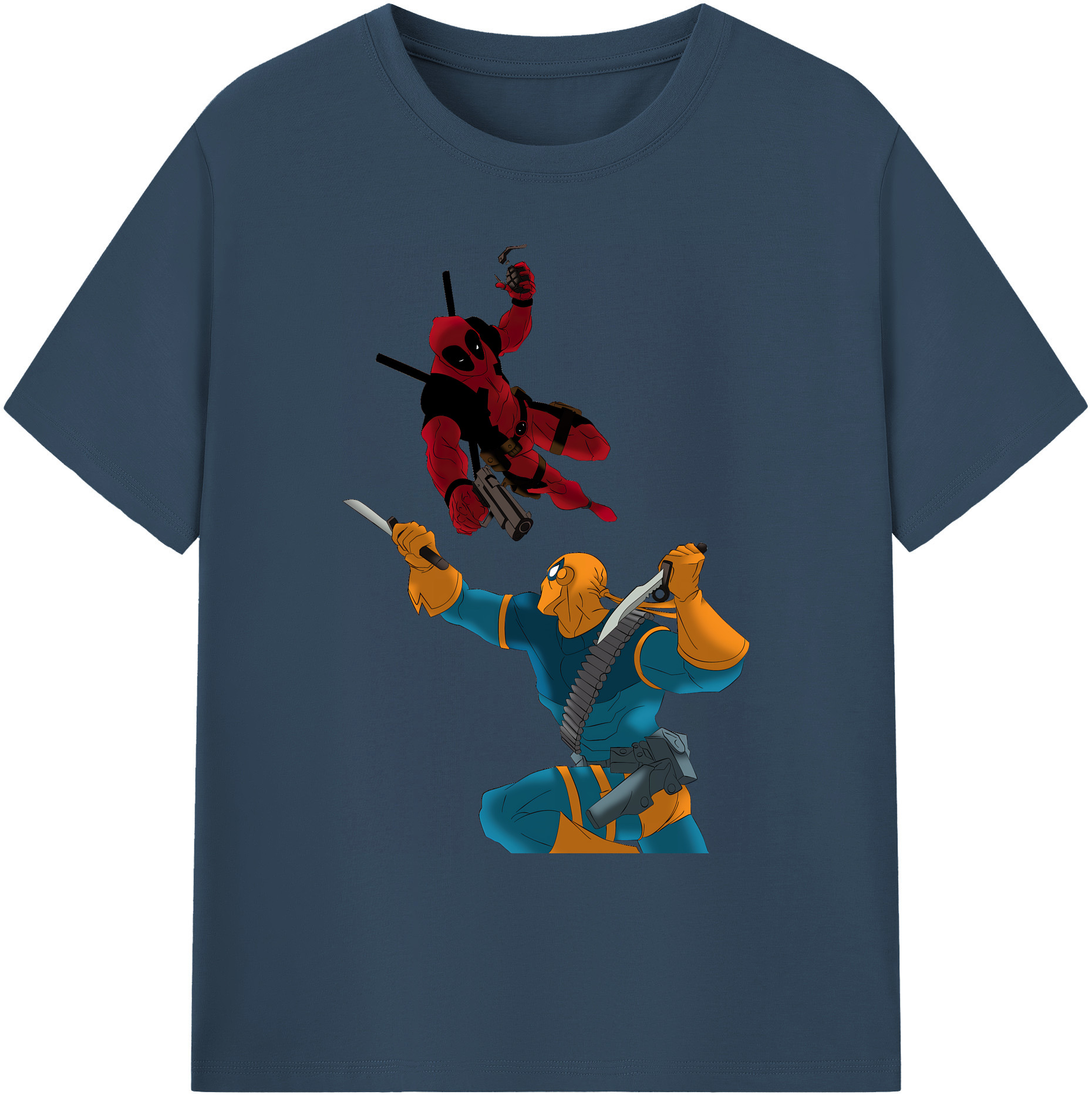 （画像用） Deadpool デッドプール 綿100％ メンズ半袖Tシャツ｜肌触りやわらか＆通気性