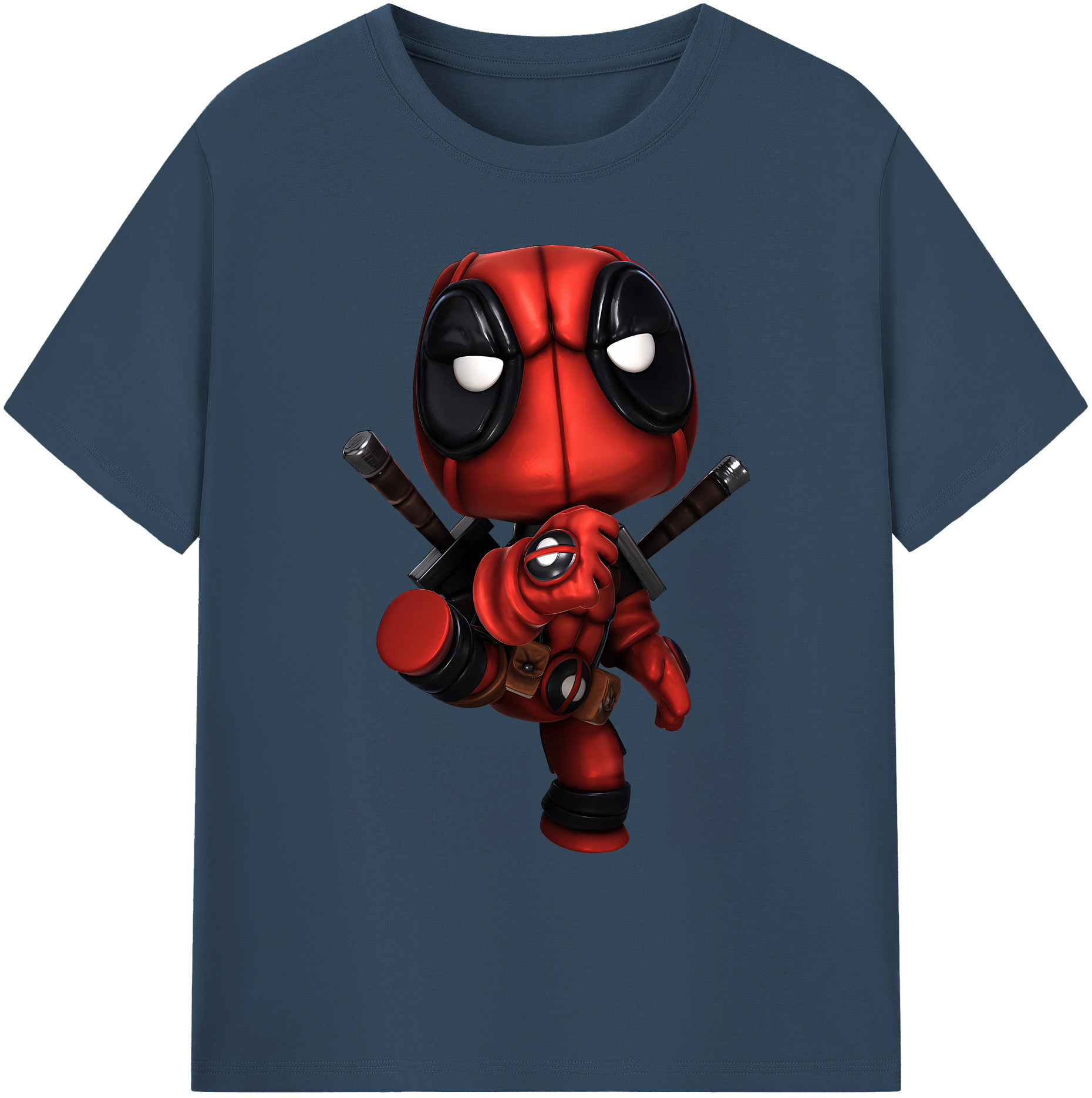 （画像用） Deadpool デッドプール 綿100％ メンズ半袖Tシャツ｜肌触りやわらか＆通気性