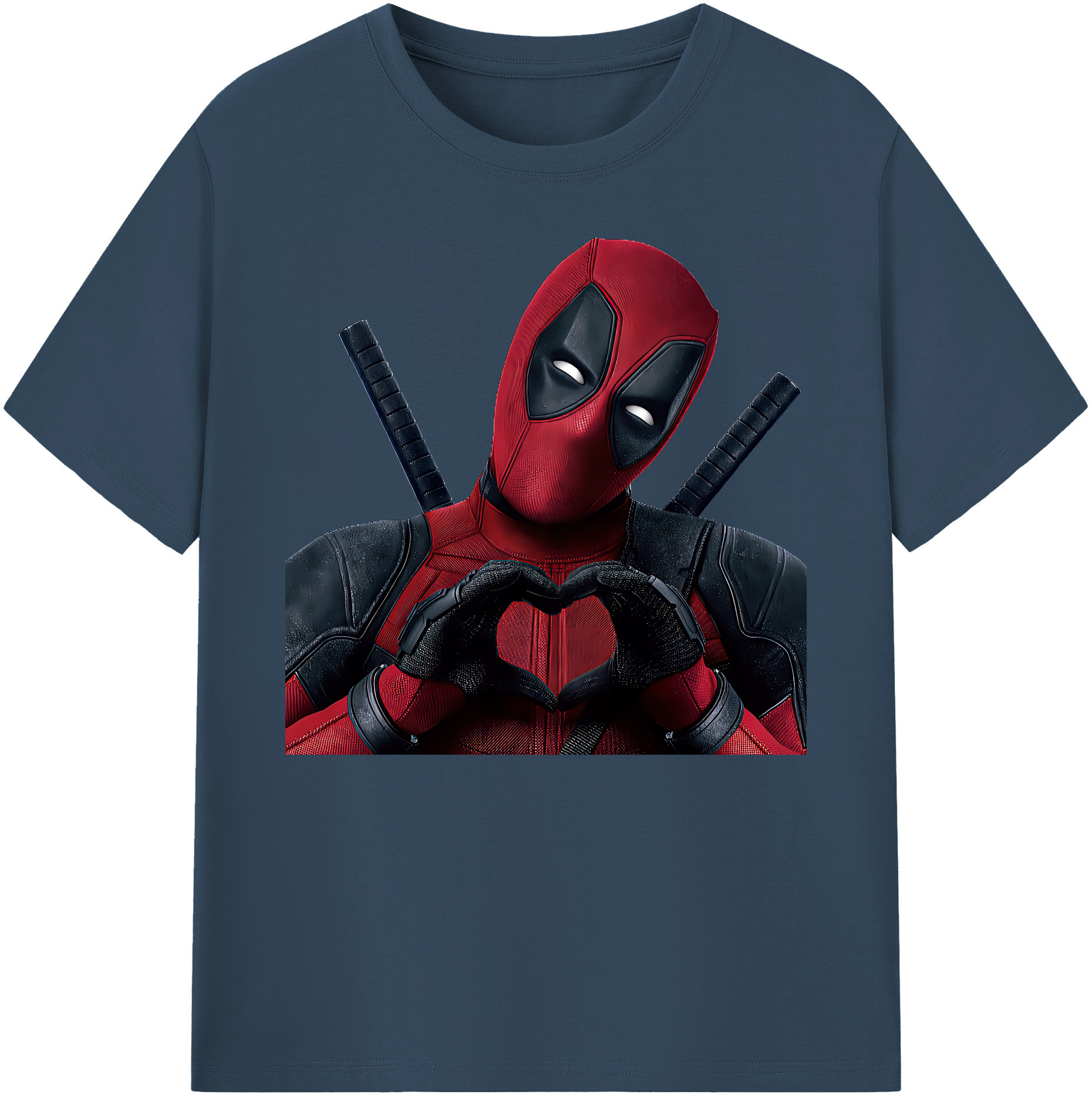 （画像用） Deadpool デッドプール 綿100％ メンズ半袖Tシャツ｜肌触りやわらか＆通気性