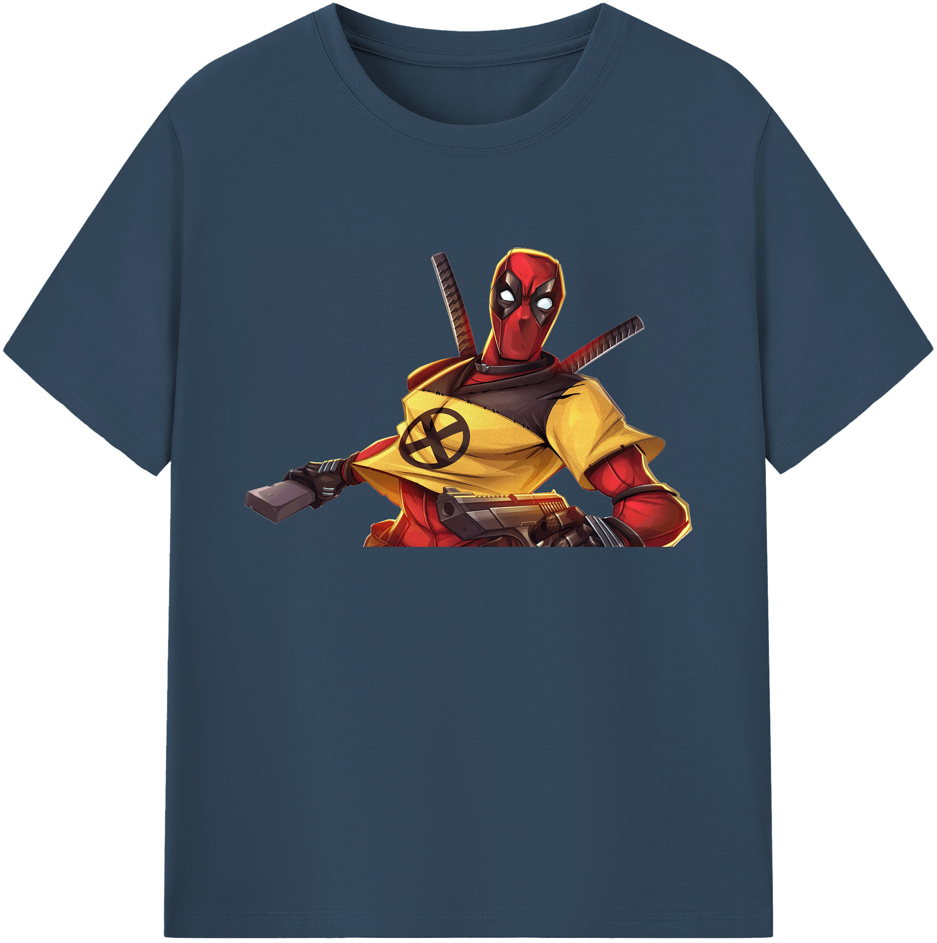 （画像用） Deadpool デッドプール 綿100％ メンズ半袖Tシャツ｜肌触りやわらか＆通気性