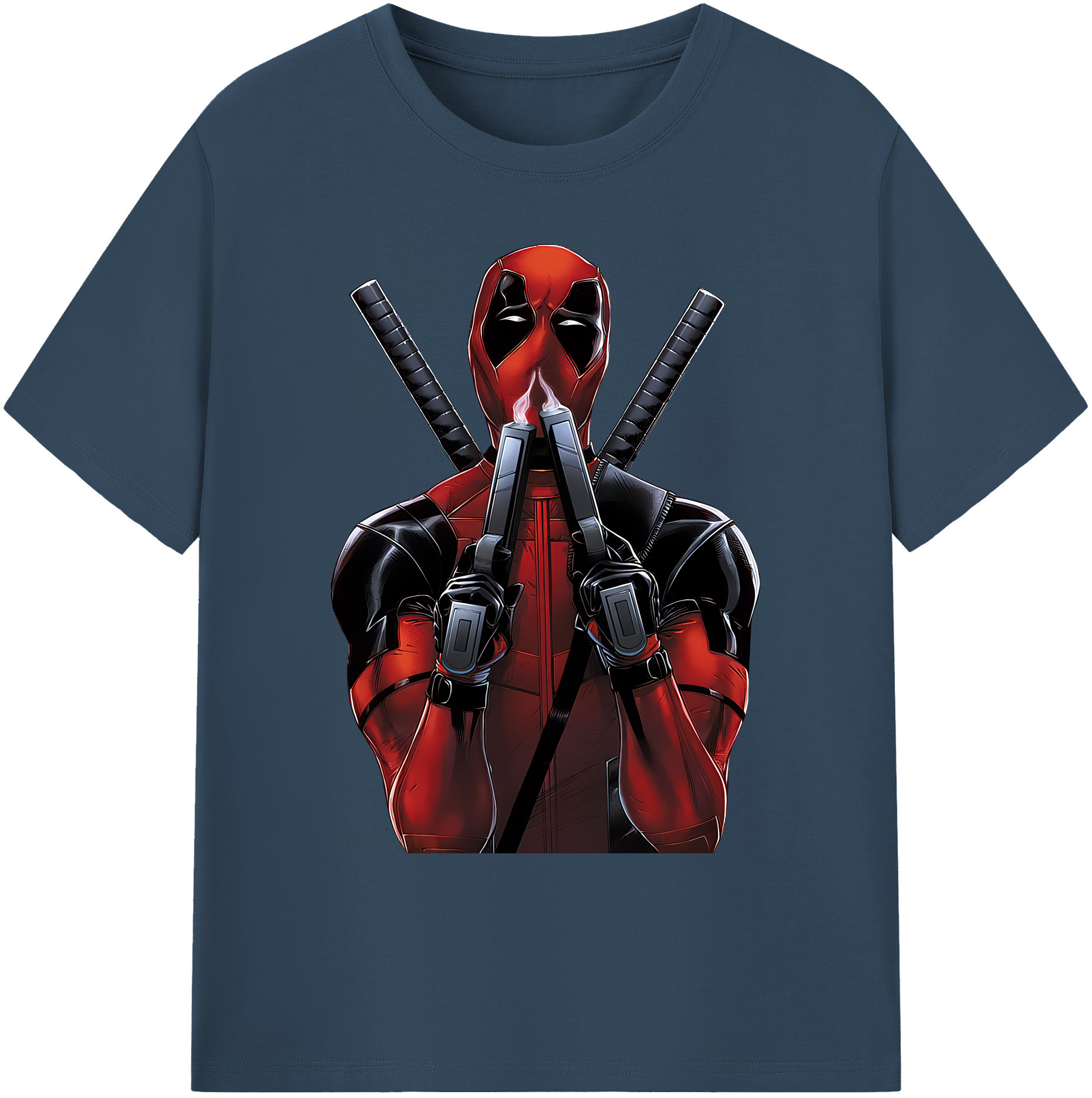 （画像用） Deadpool デッドプール 綿100％ メンズ半袖Tシャツ｜肌触りやわらか＆通気性