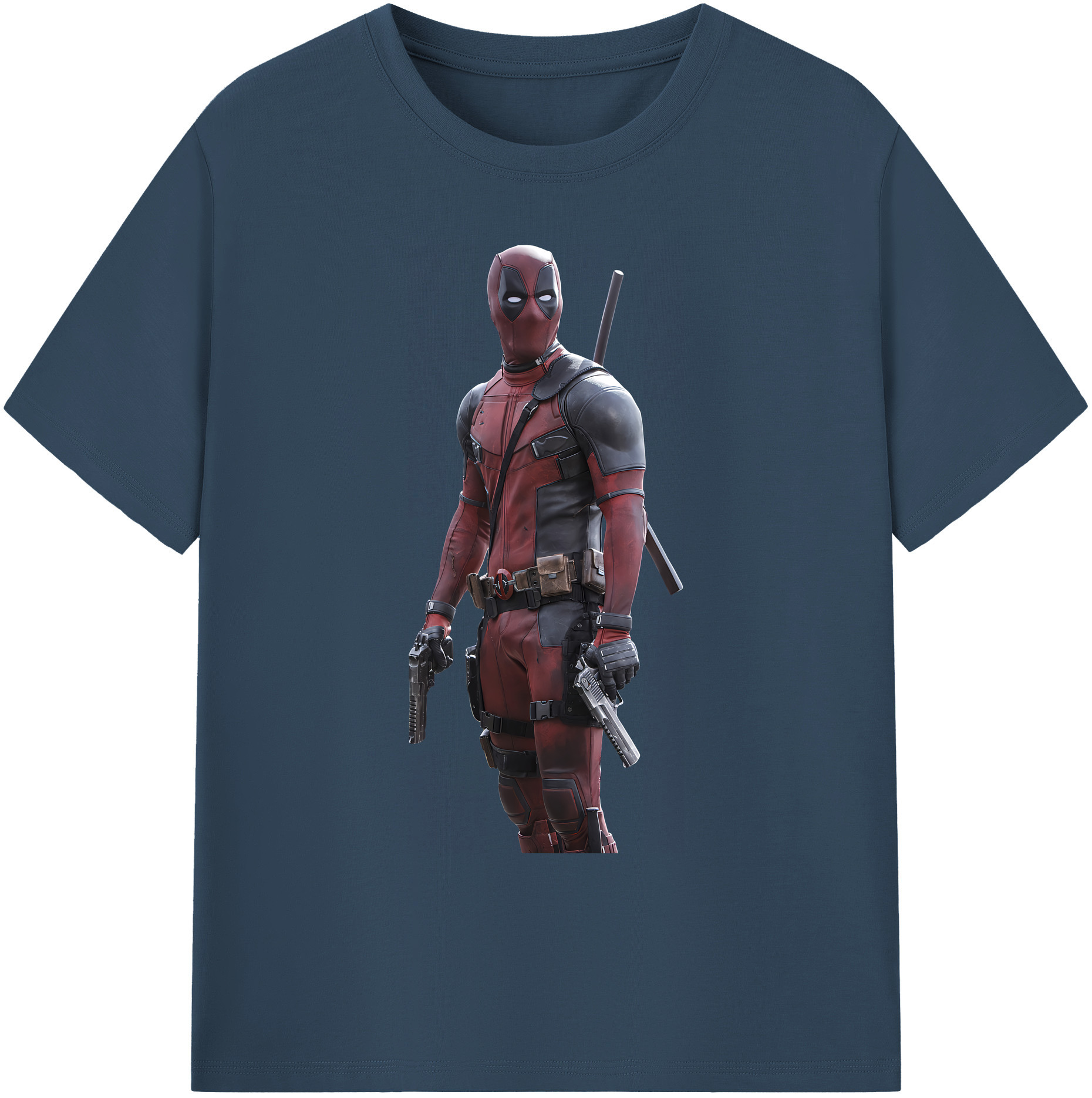 （画像用） Deadpool デッドプール 綿100％ メンズ半袖Tシャツ｜肌触りやわらか＆通気性