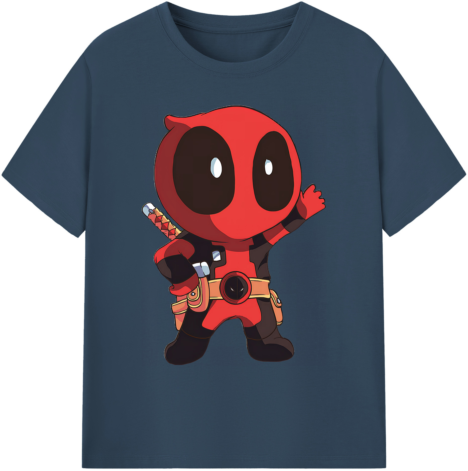 （画像用） Deadpool デッドプール 綿100％ メンズ半袖Tシャツ｜肌触りやわらか＆通気性