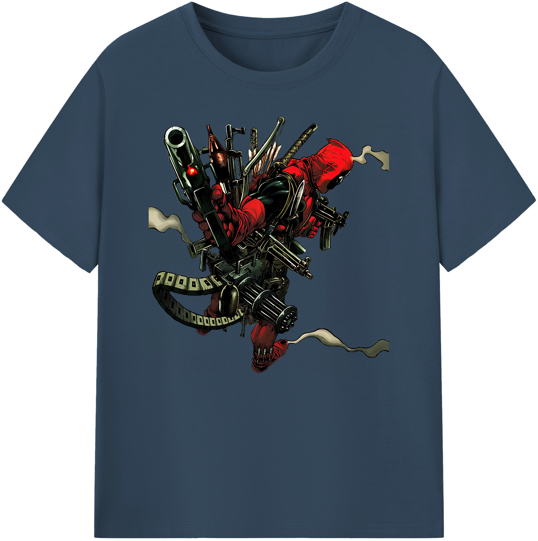（画像用） Deadpool デッドプール 綿100％ メンズ半袖Tシャツ｜肌触りやわらか＆通気性