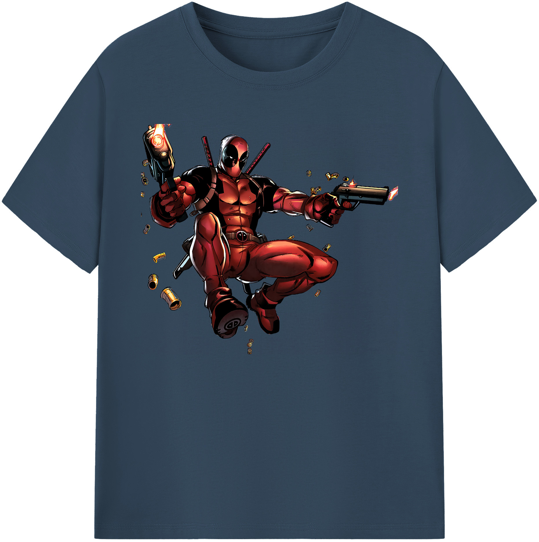 （画像用） Deadpool デッドプール 綿100％ メンズ半袖Tシャツ｜肌触りやわらか＆通気性