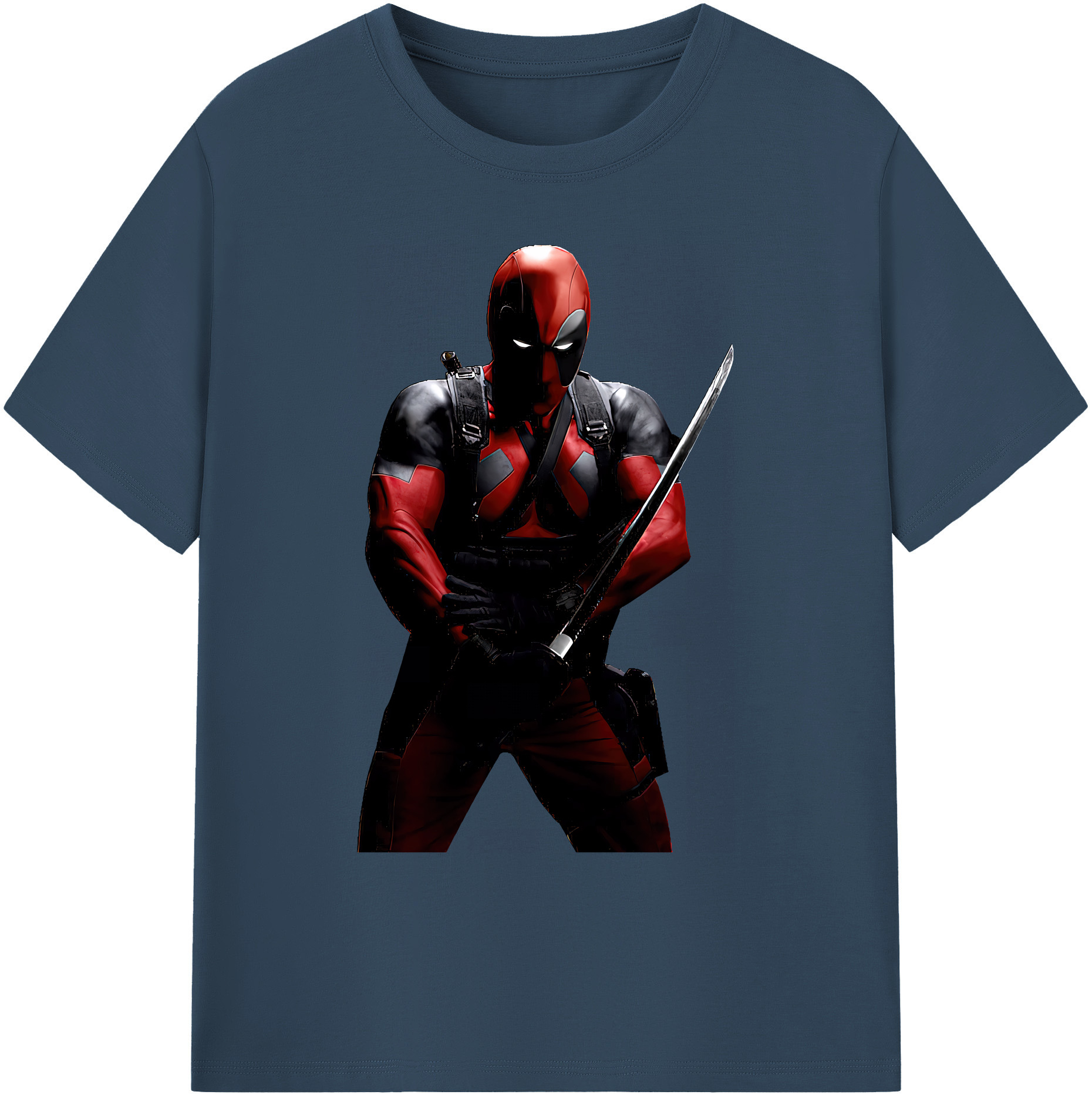 （画像用） Deadpool デッドプール 綿100％ メンズ半袖Tシャツ｜肌触りやわらか＆通気性