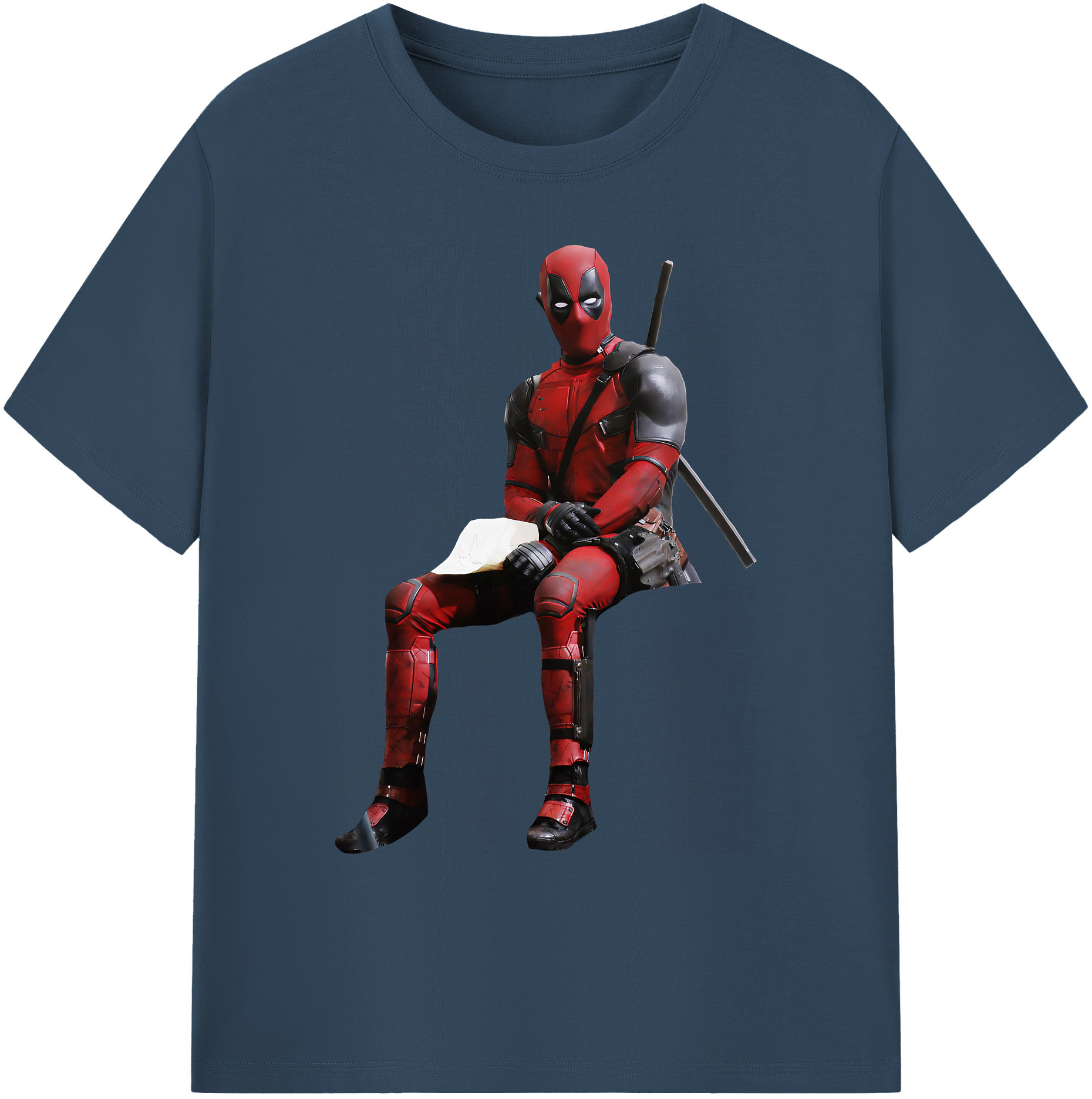 （画像用） Deadpool デッドプール 綿100％ メンズ半袖Tシャツ｜肌触りやわらか＆通気性