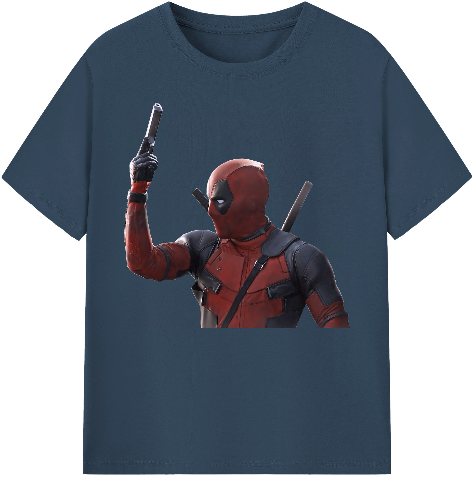 （画像用） Deadpool デッドプール 綿100％ メンズ半袖Tシャツ｜肌触りやわらか＆通気性