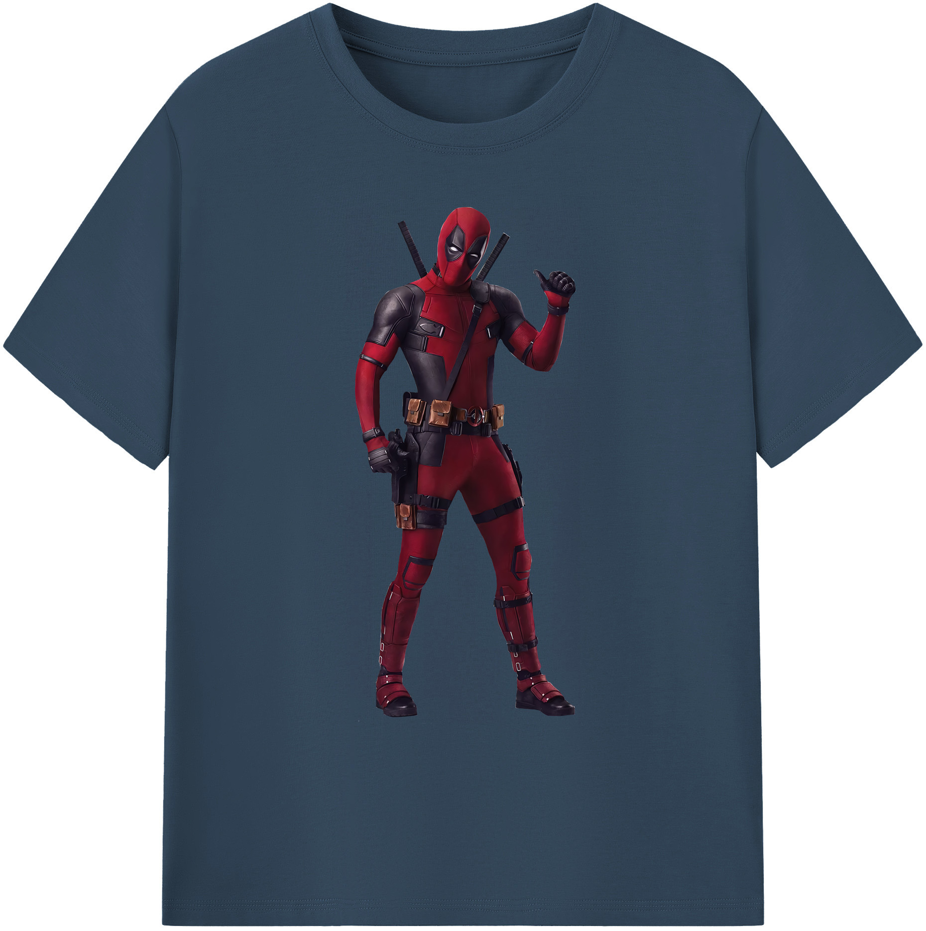 （画像用） Deadpool デッドプール 綿100％ メンズ半袖Tシャツ｜肌触りやわらか＆通気性