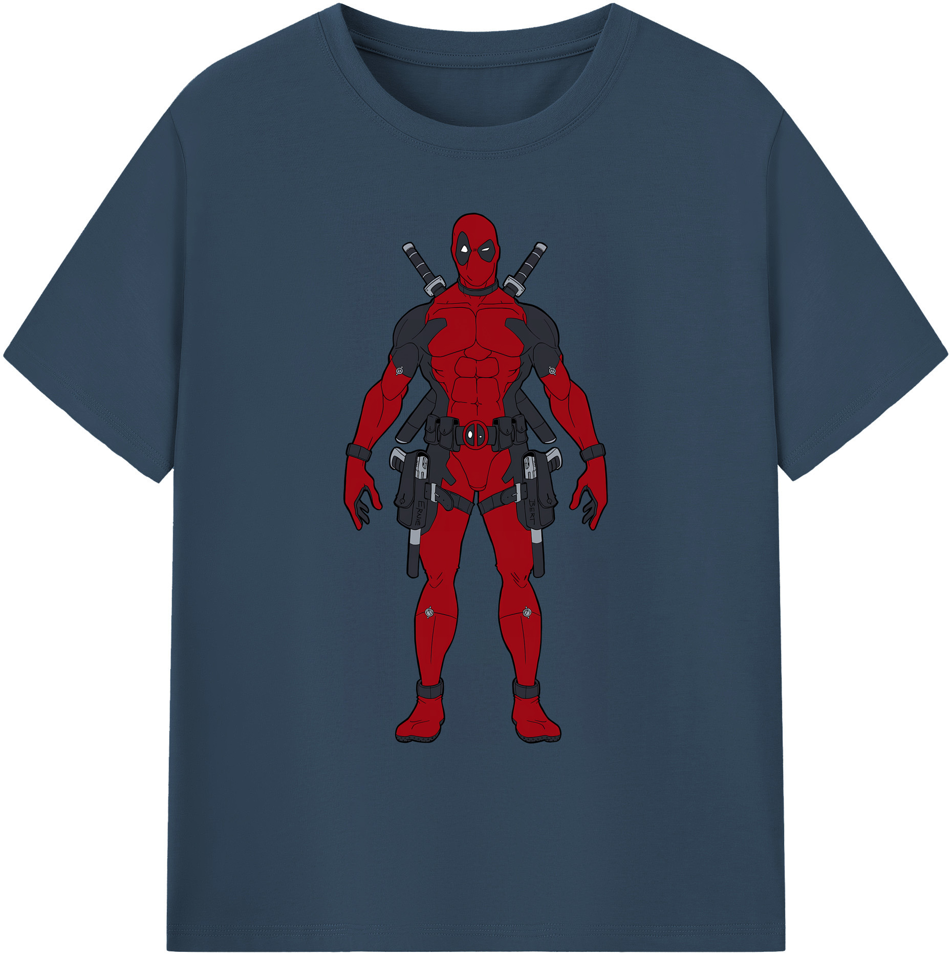 （画像用） Deadpool デッドプール 綿100％ メンズ半袖Tシャツ｜肌触りやわらか＆通気性