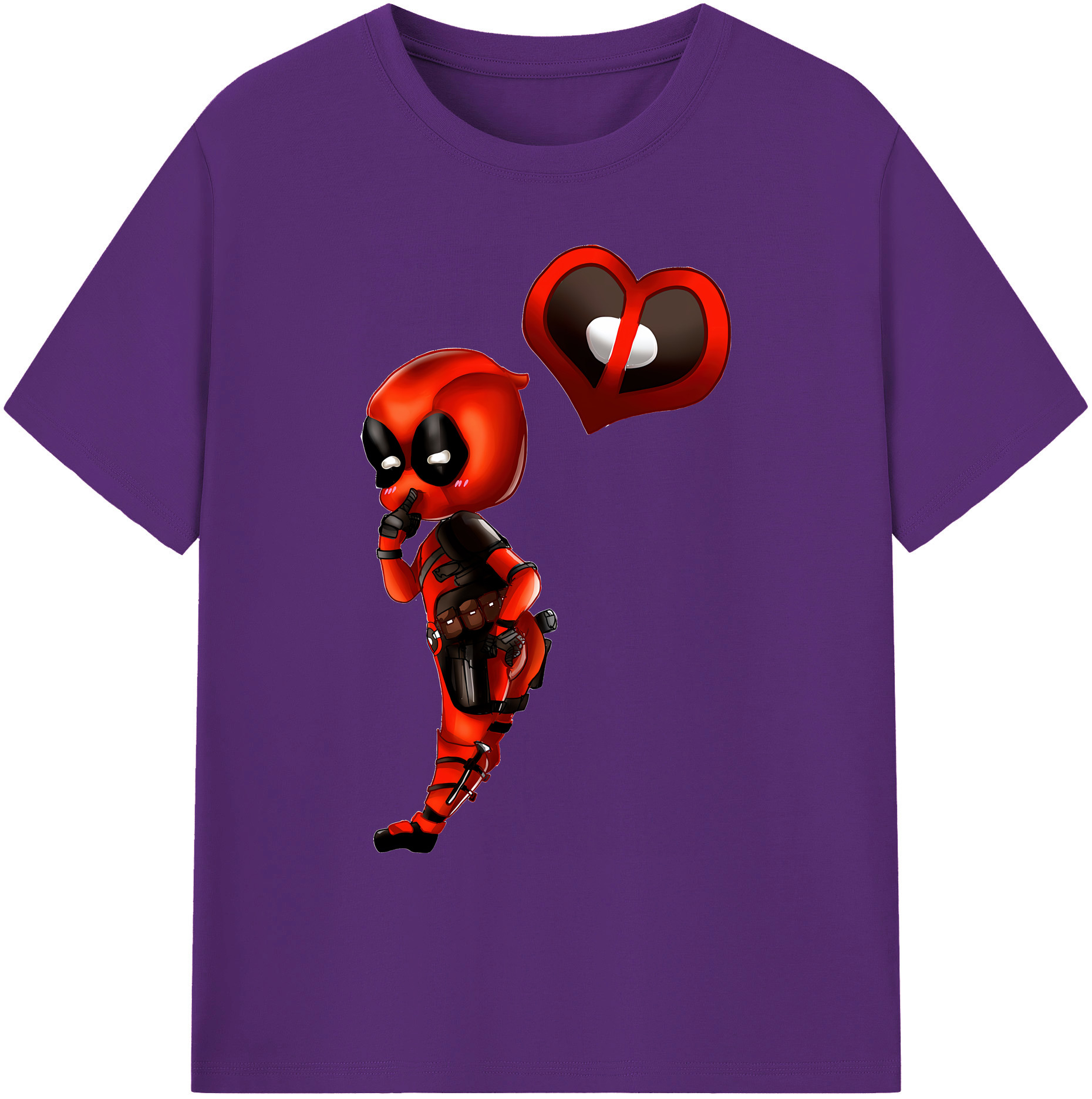 （画像用） Deadpool デッドプール 綿100％ メンズ半袖Tシャツ｜肌触りやわらか＆通気性