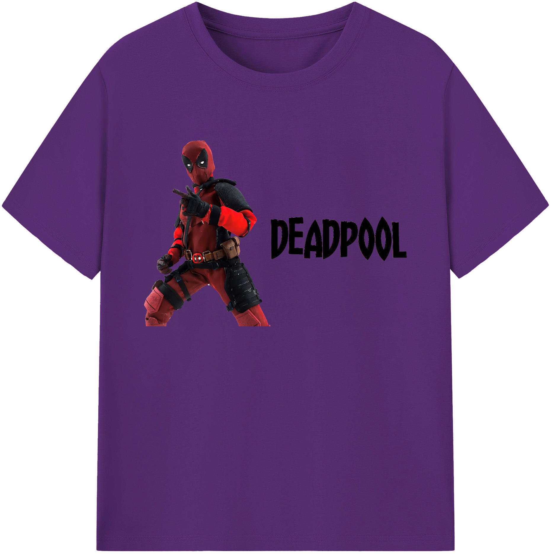 （画像用） Deadpool デッドプール 綿100％ メンズ半袖Tシャツ｜肌触りやわらか＆通気性