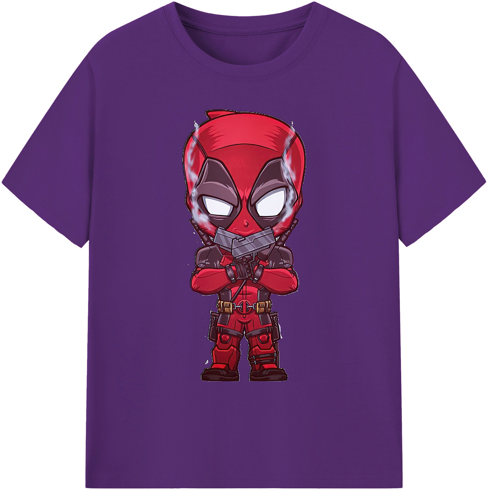 （画像用） Deadpool デッドプール 綿100％ メンズ半袖Tシャツ｜肌触りやわらか＆通気性