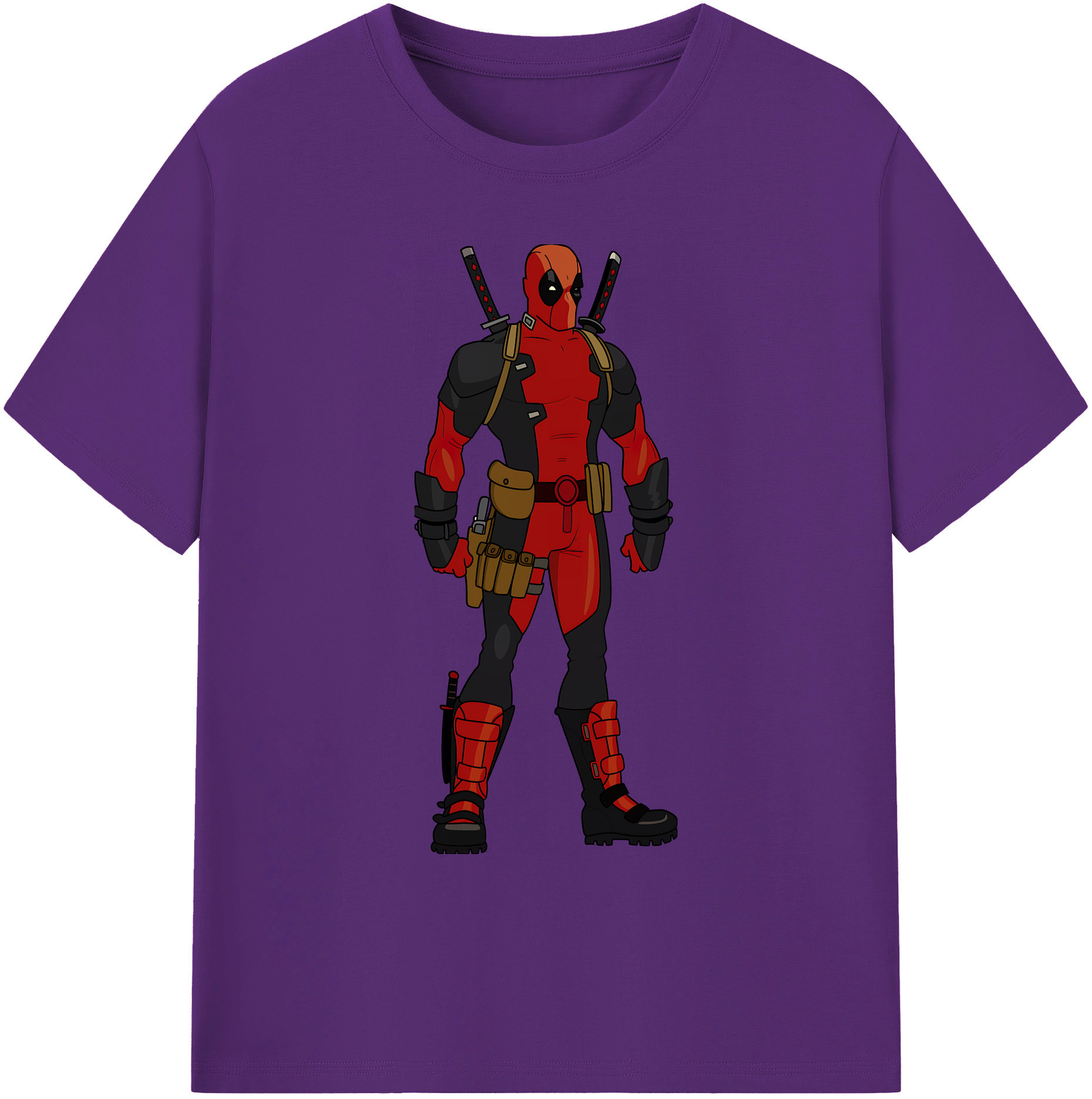 （画像用） Deadpool デッドプール 綿100％ メンズ半袖Tシャツ｜肌触りやわらか＆通気性