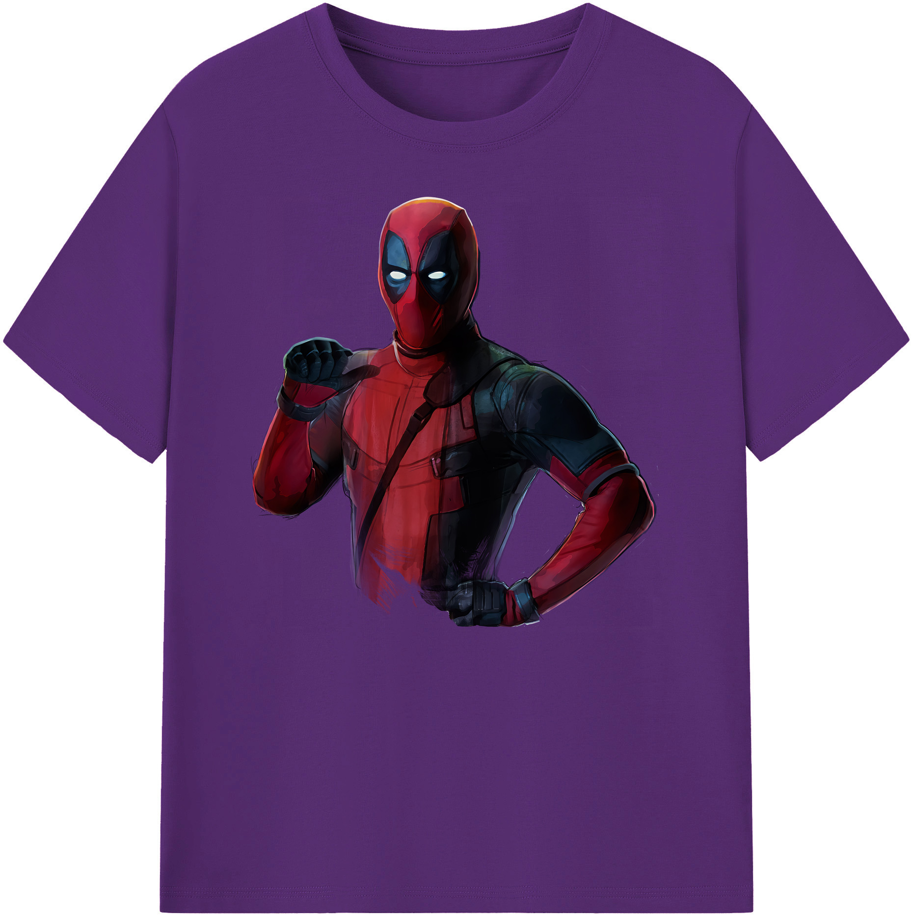 （画像用） Deadpool デッドプール 綿100％ メンズ半袖Tシャツ｜肌触りやわらか＆通気性
