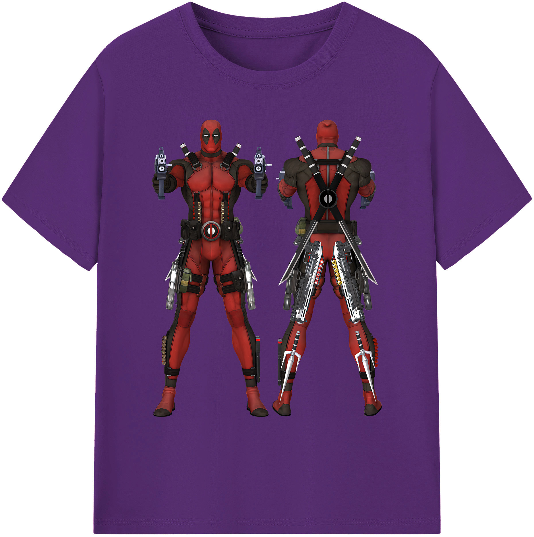 （画像用） Deadpool デッドプール 綿100％ メンズ半袖Tシャツ｜肌触りやわらか＆通気性